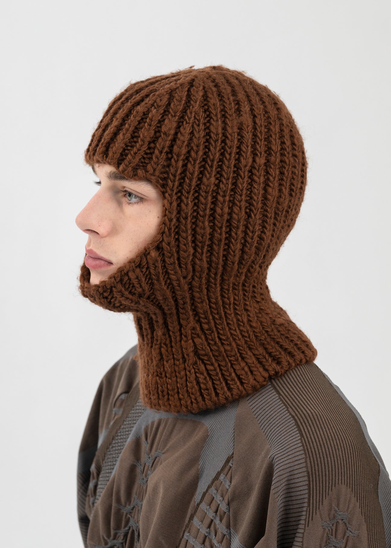 Warm Hug Handmade Balaclava アリソンブラウン 即完品 BROWN BALACLAVA – 017 Shop
