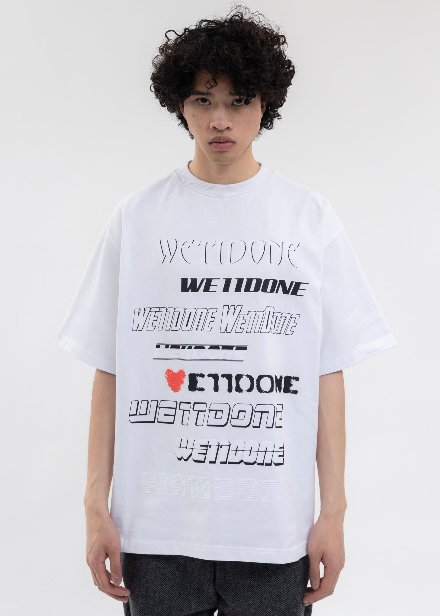 WHITE LOVE WE11DONE T-SHIRT – 017 Shop