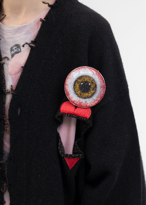 Pink Kasuri Mohair Cardigan – 017 Shop