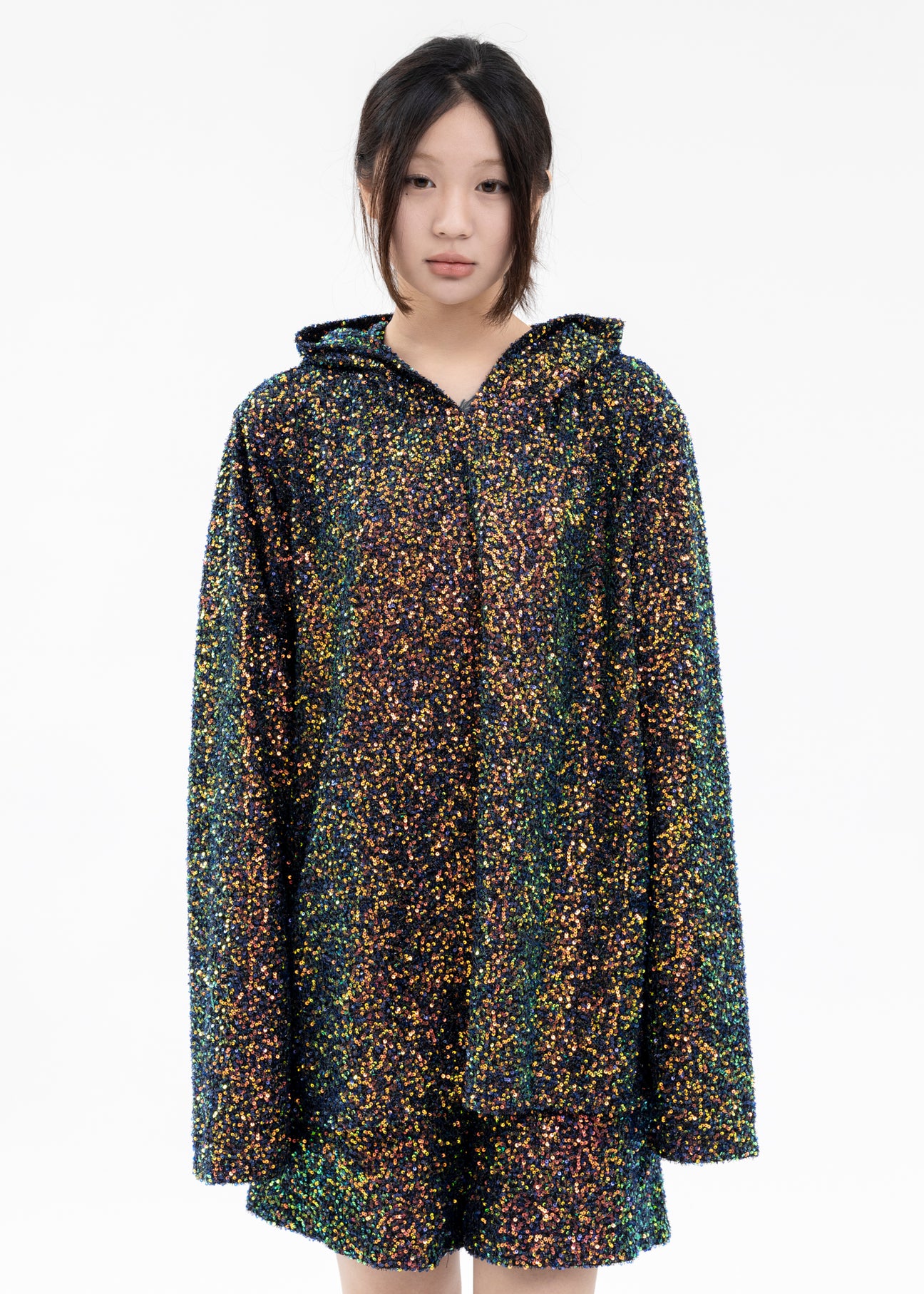 MASU 23SS DISCO hoodieスパンコールスフーディー MASU(エムエーエスユー)のDISCO HOODIEの通販｜PALETTE art