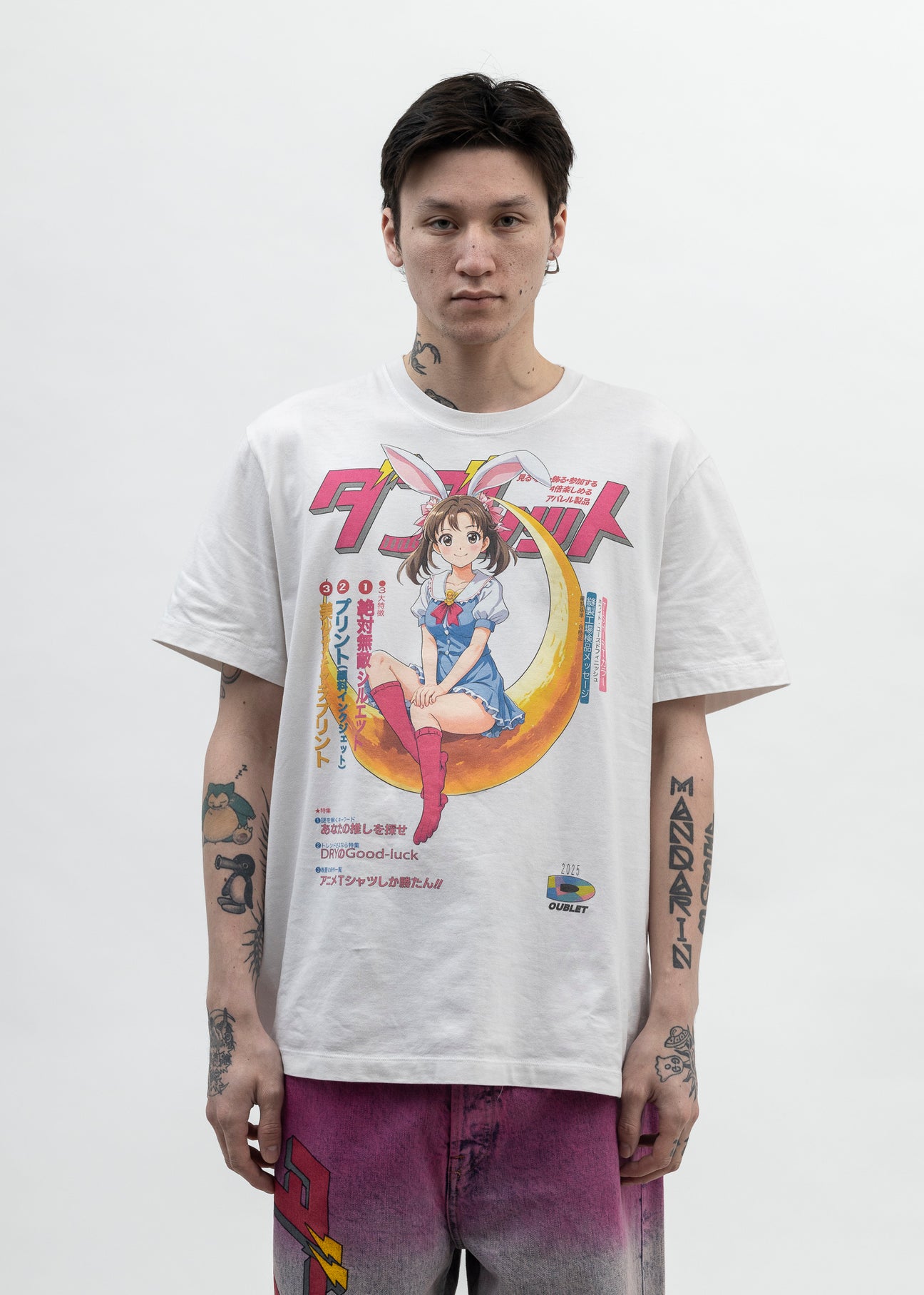 ANIME PRINT T-SHIRT / RABBIT – 017 Shop