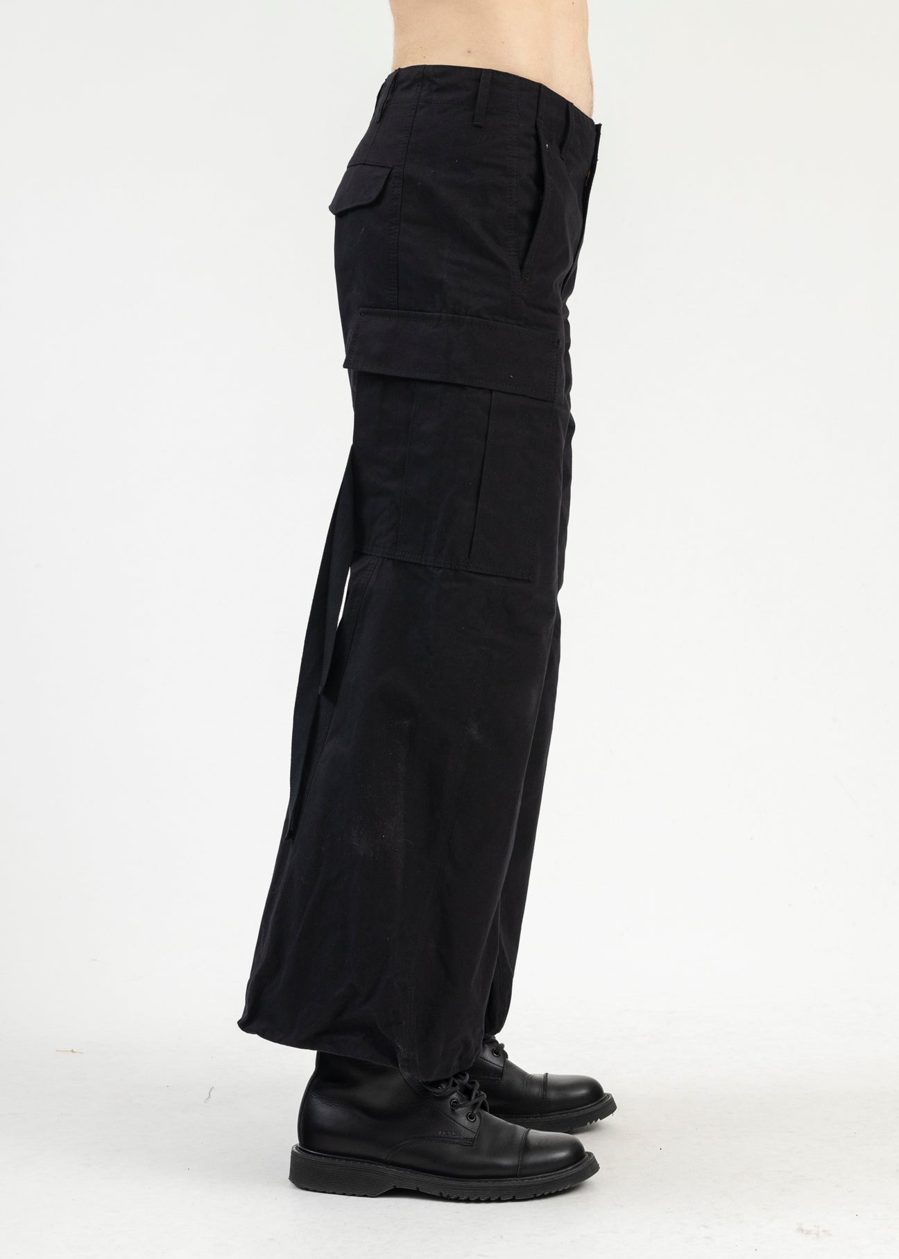 BLACK ROBOT LEGS CARGO PANTS – 017 Shop