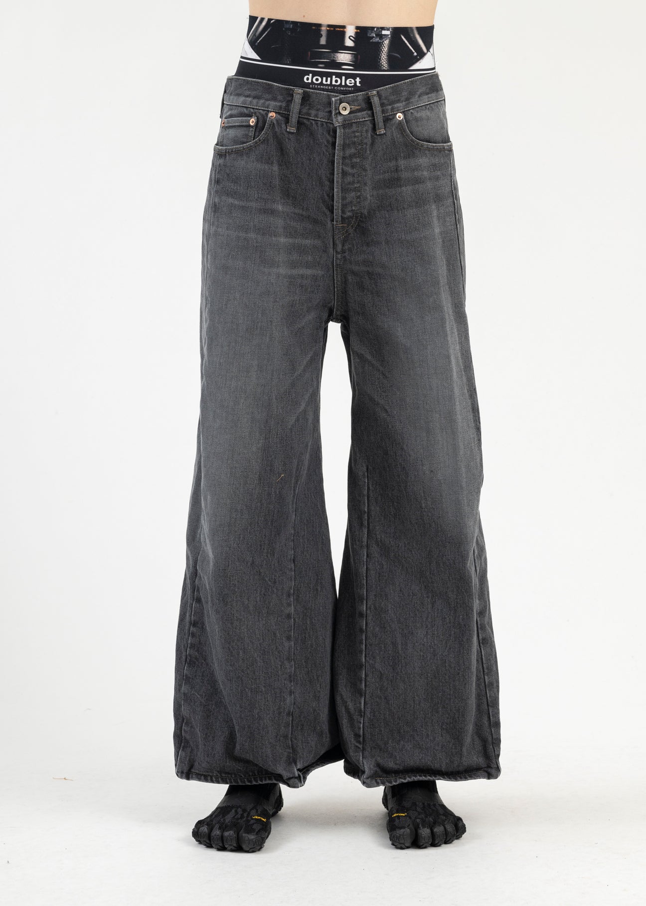 BLACK ROBOT LEGS DENIM PANTS – 017 Shop