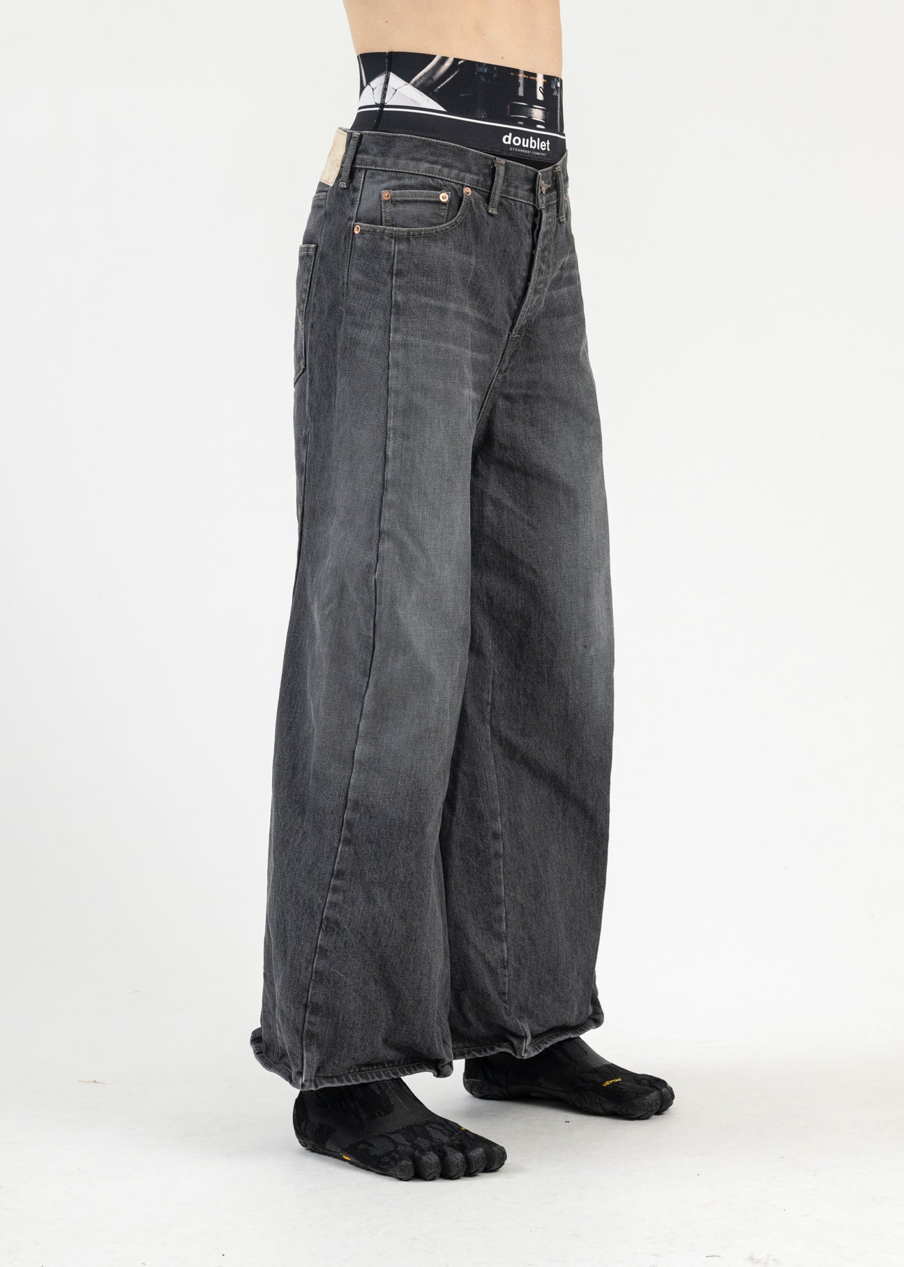 BLACK ROBOT LEGS DENIM PANTS – 017 Shop