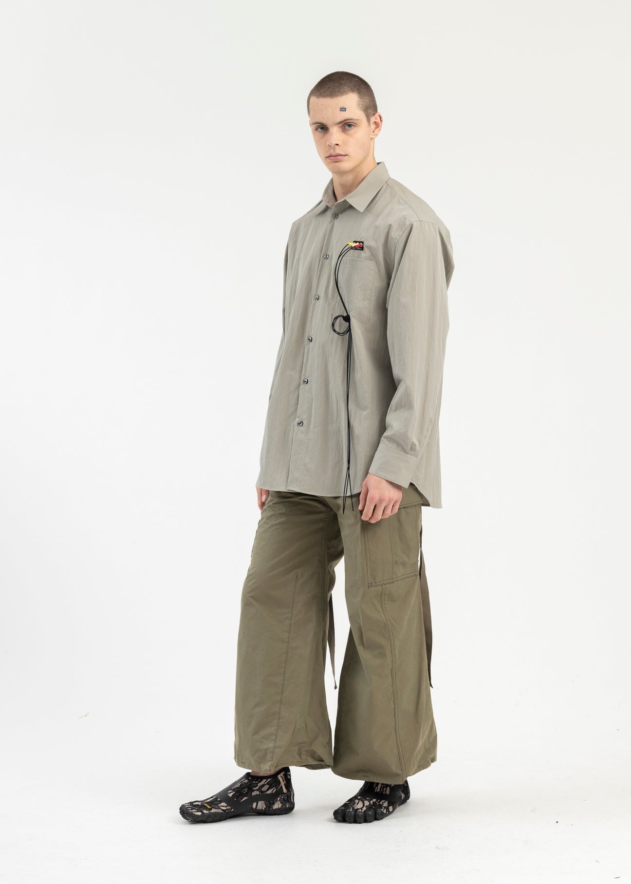 KHAKI ROBOT LEGS CARGO PANTS – 017 Shop