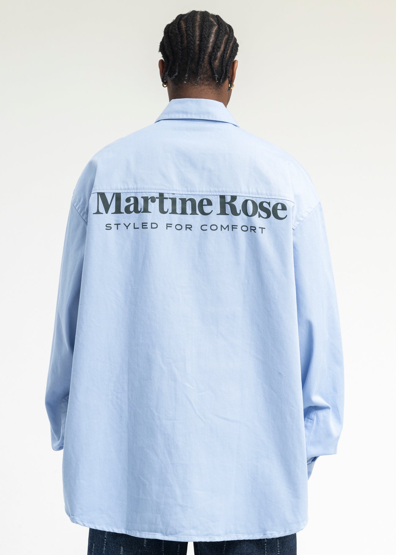PALE BLUE / MARTINE PRINT LONG SLEEVE OVERSHIRT – 017 Shop
