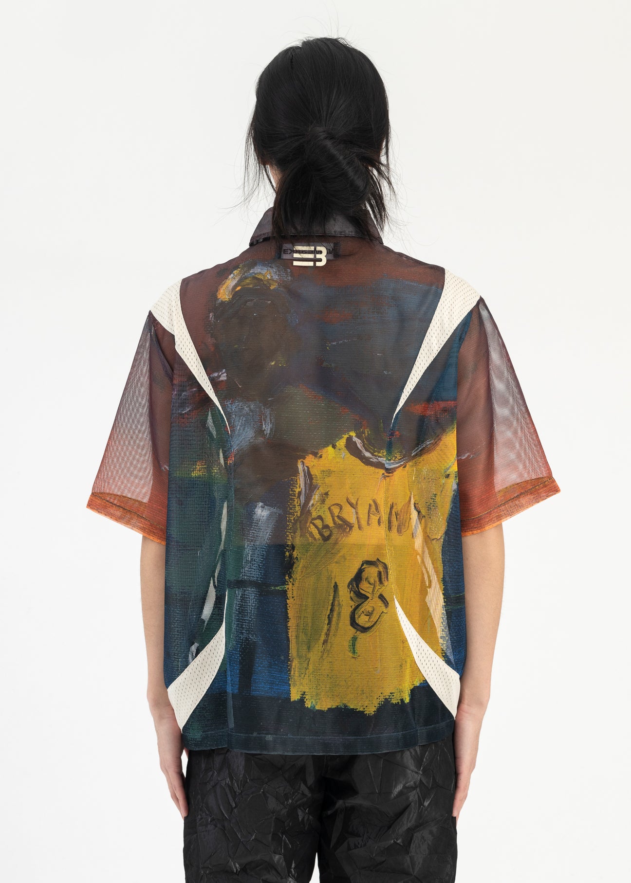 MULTICOLOR KOBE DEVIN PANELLED SS PRINT SHIRT ARTIST EDITION – 017 