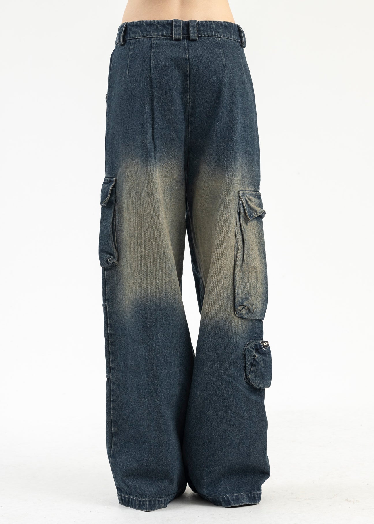 WASH BLUE DENIM PANTS – 017 Shop