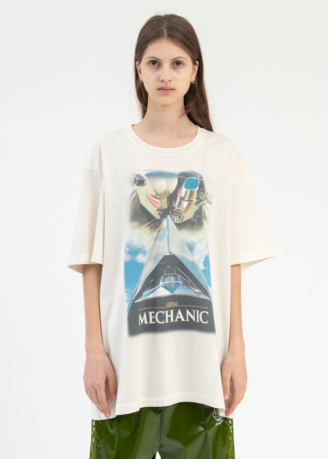 WHITE ANDROID PRINT T-SHIRT – 017 Shop