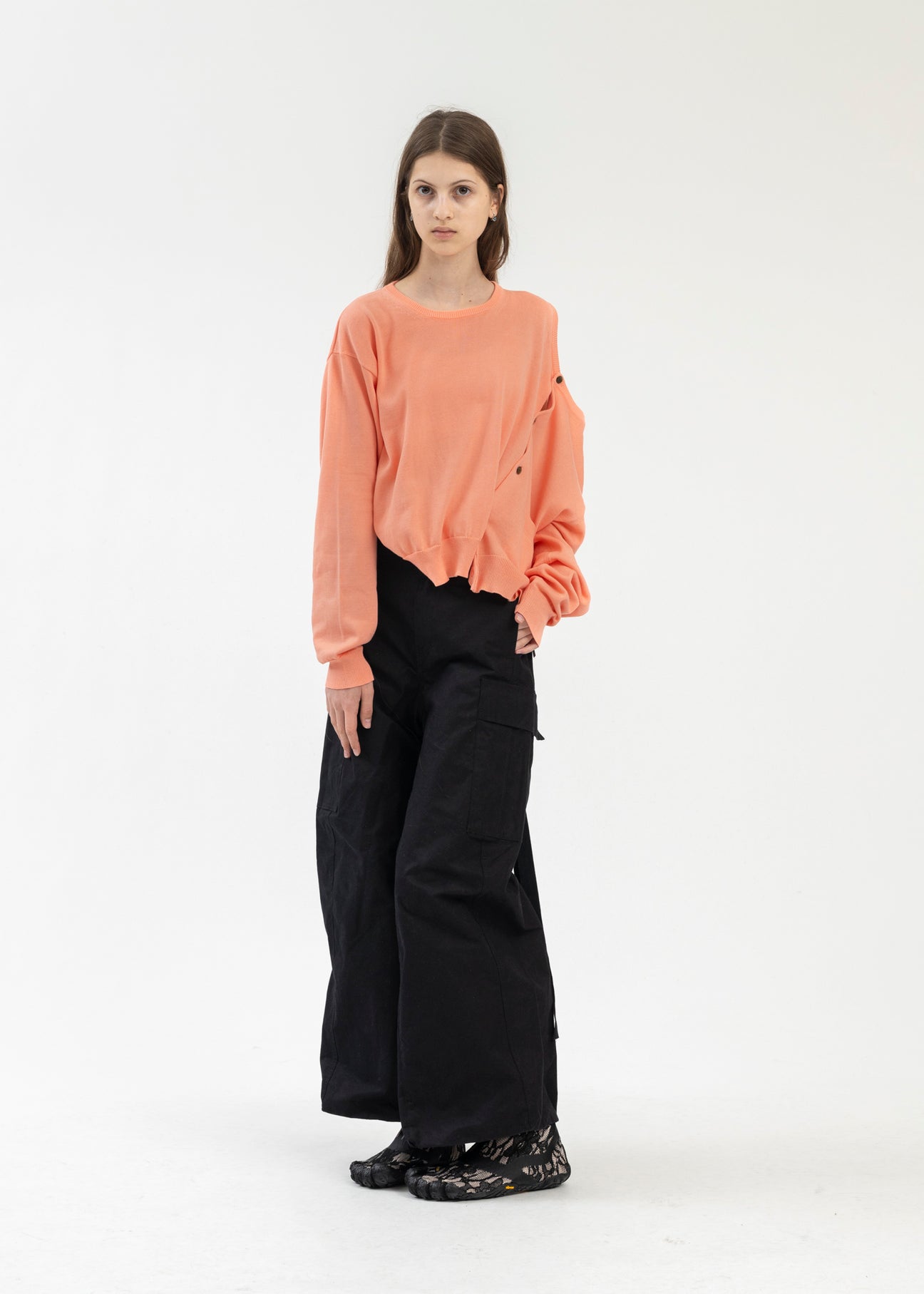 BLACK ROBOT LEGS CARGO PANTS – 017 Shop