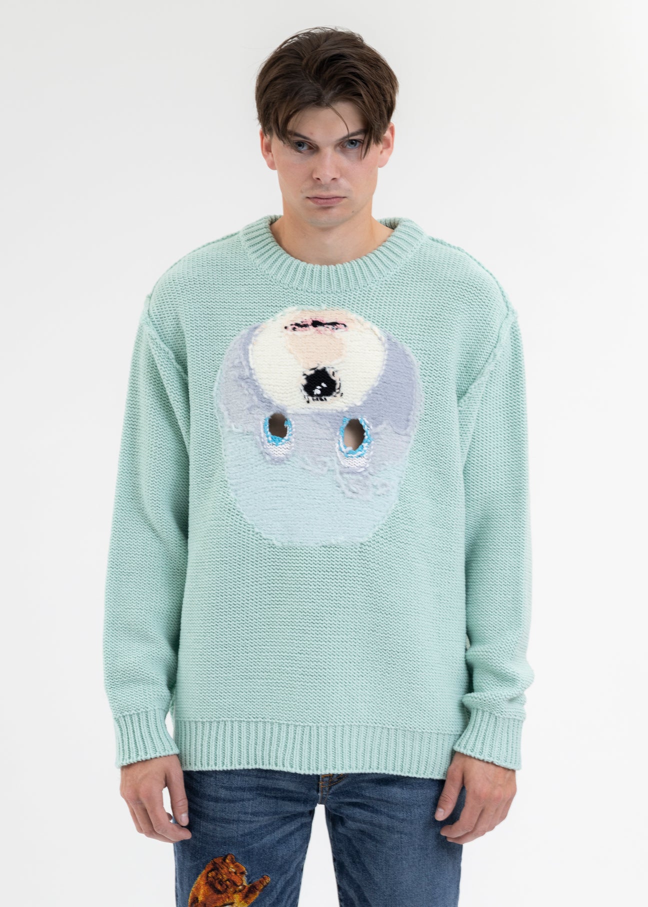 doublet HANDKNITTING JACQUARD PULLOVER