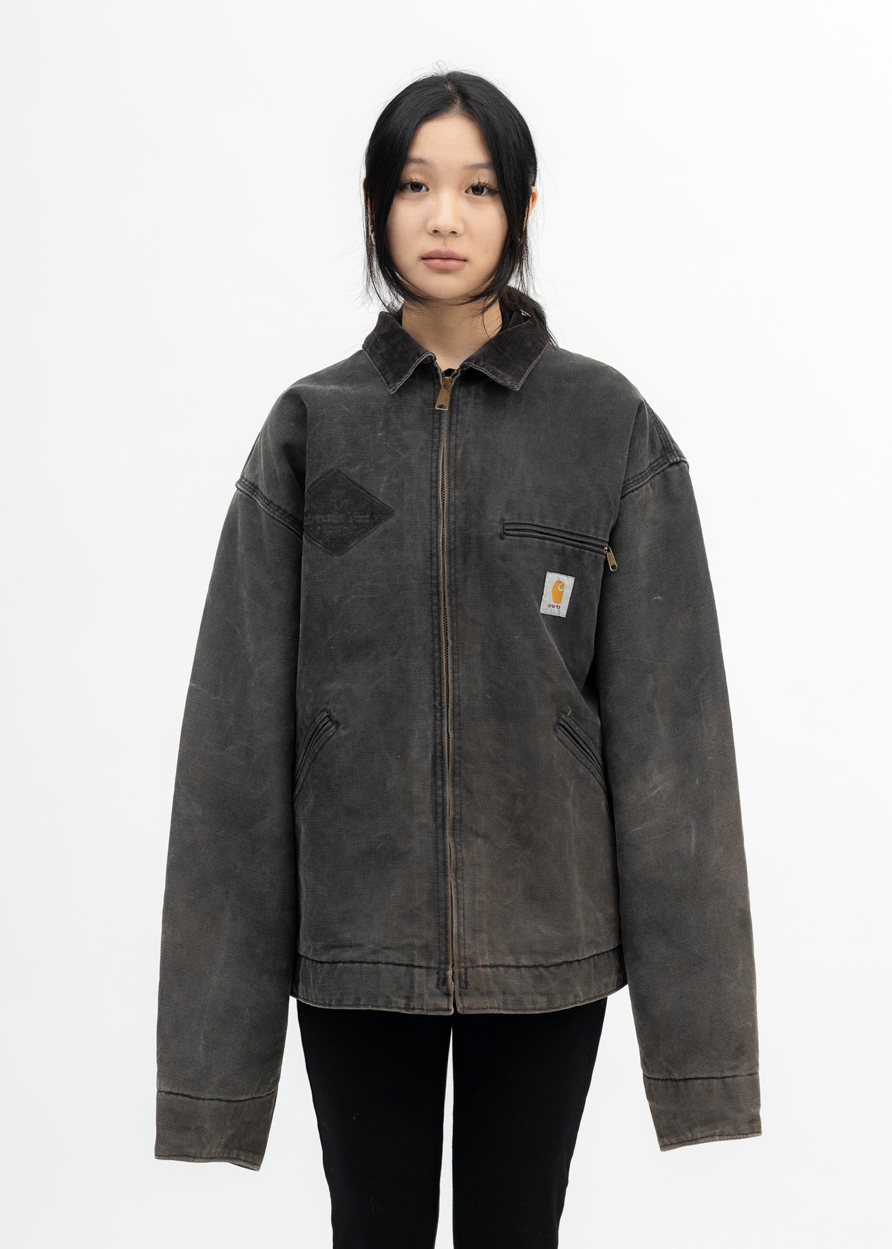 Vintage Washed Black Carhartt Detroit Jacket – 017 Shop