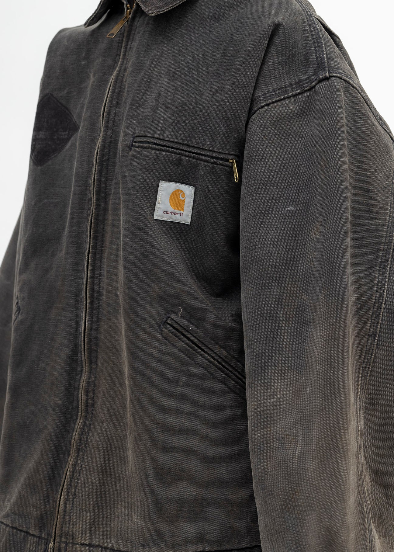 Vintage Washed Black Carhartt Detroit Jacket – 017 Shop