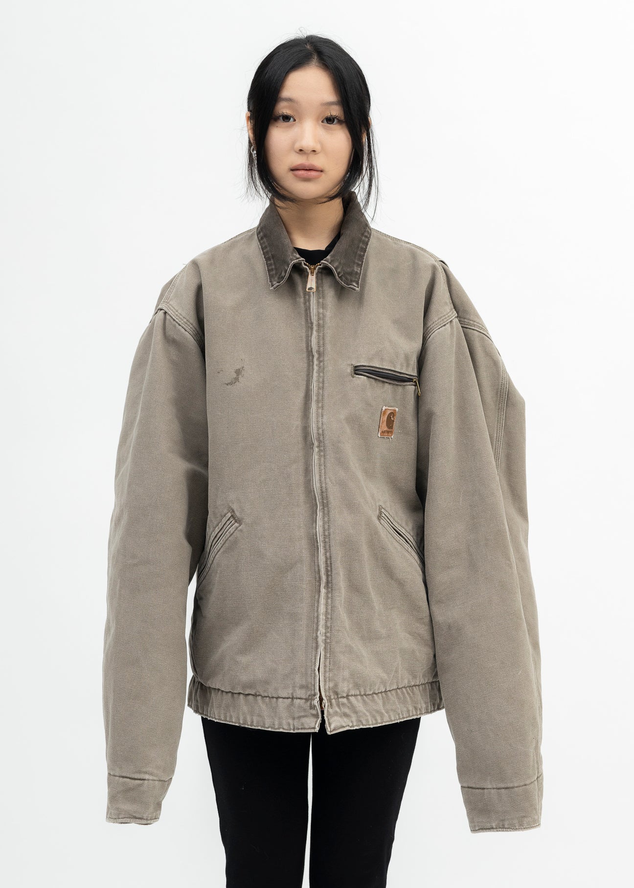 Vintage Grey Carhartt Detroit Jacket – 017 Shop