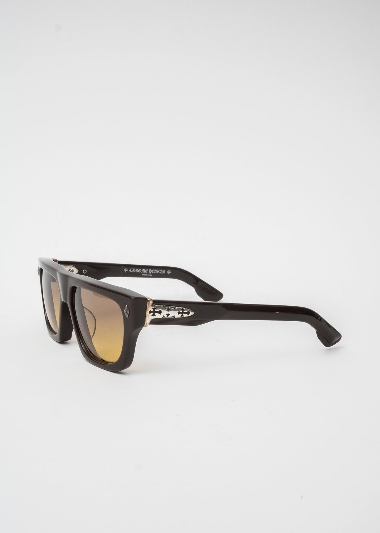 Chrome Hearts CH Charismadick E57 Brown Lens Sunglasses  display picture 2