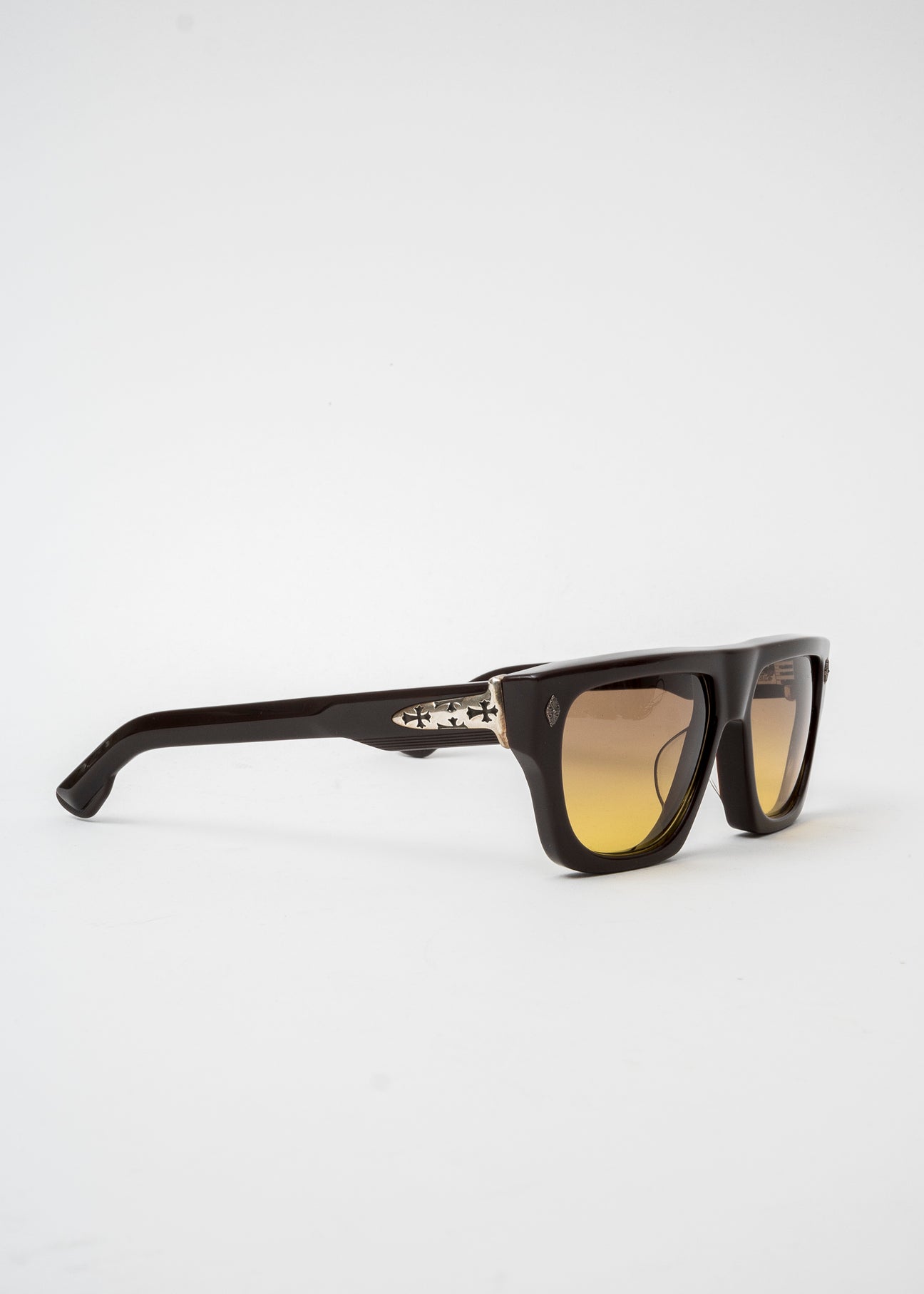 Chrome Hearts CH Charismadick E57 Brown Lens Sunglasses – 017 Shop