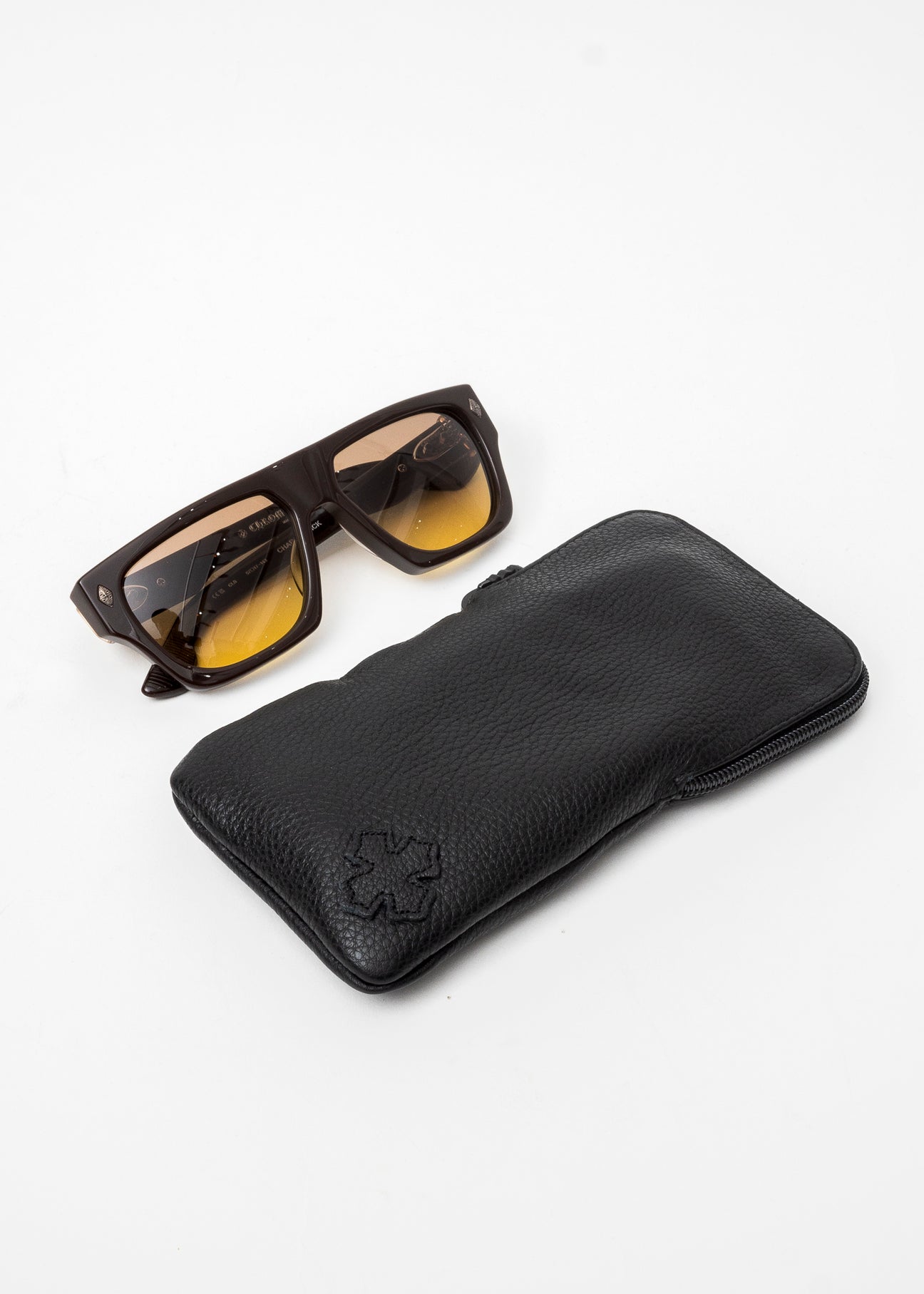 Chrome Hearts CH Charismadick E57 Brown Lens Sunglasses – 017 Shop