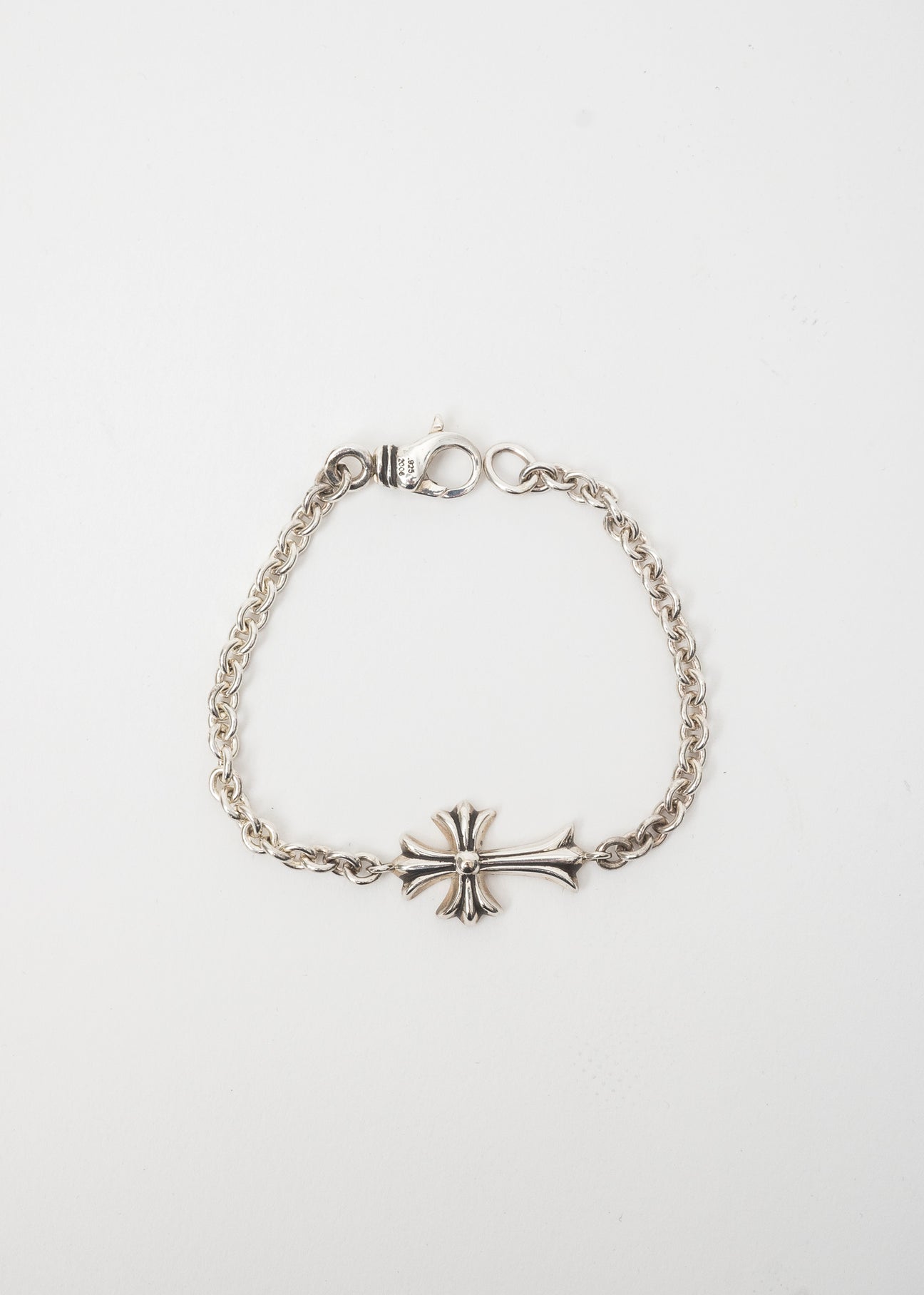 アクセサリー Chrome Hearts Chain Baby Fat Bracelet Silver CH Chain Large Baby Fat Cross Bracelet – 017 Shop