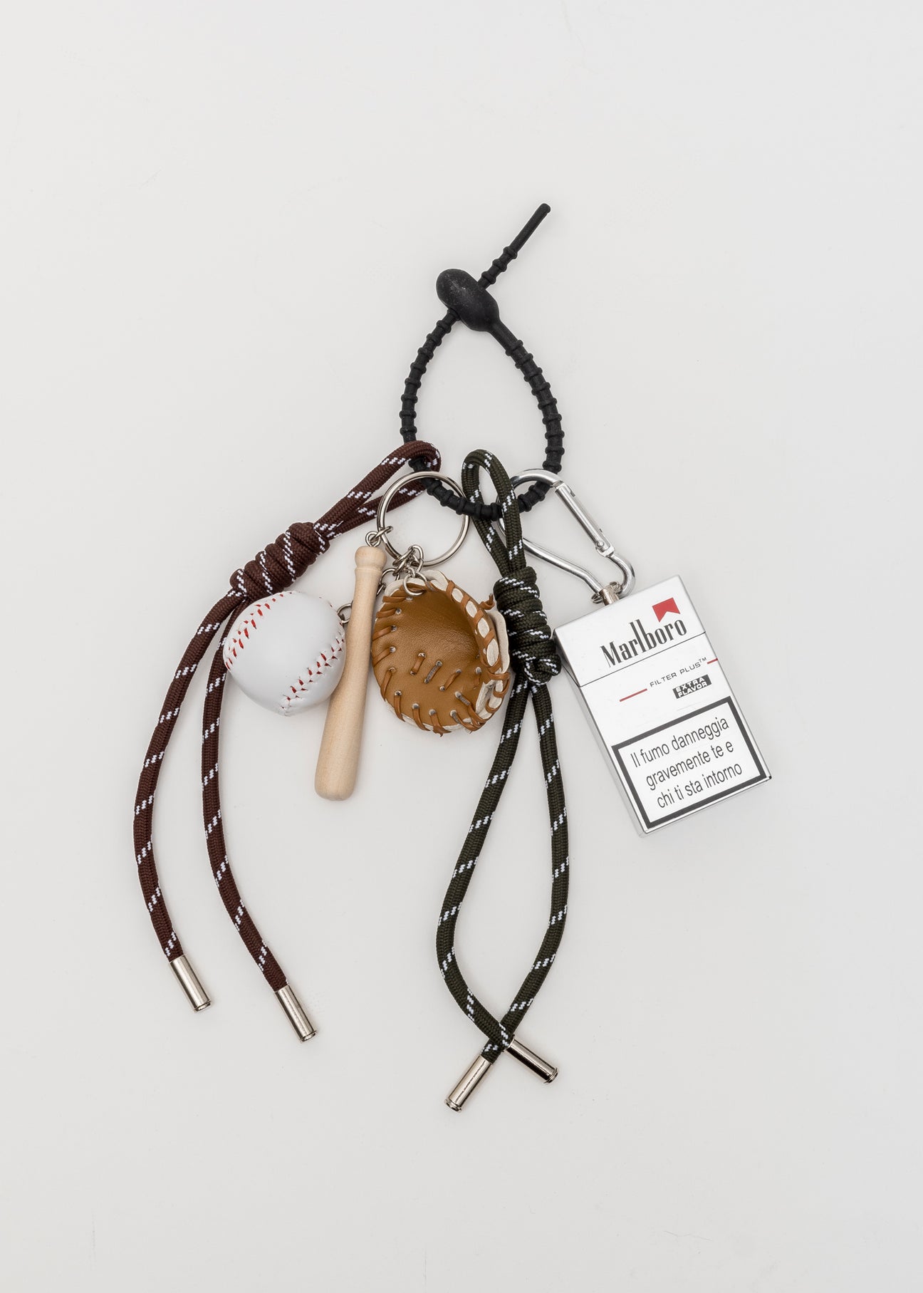 Black 017 Boarding Pass Keyring With Marlboro Pitch – 017 Shop