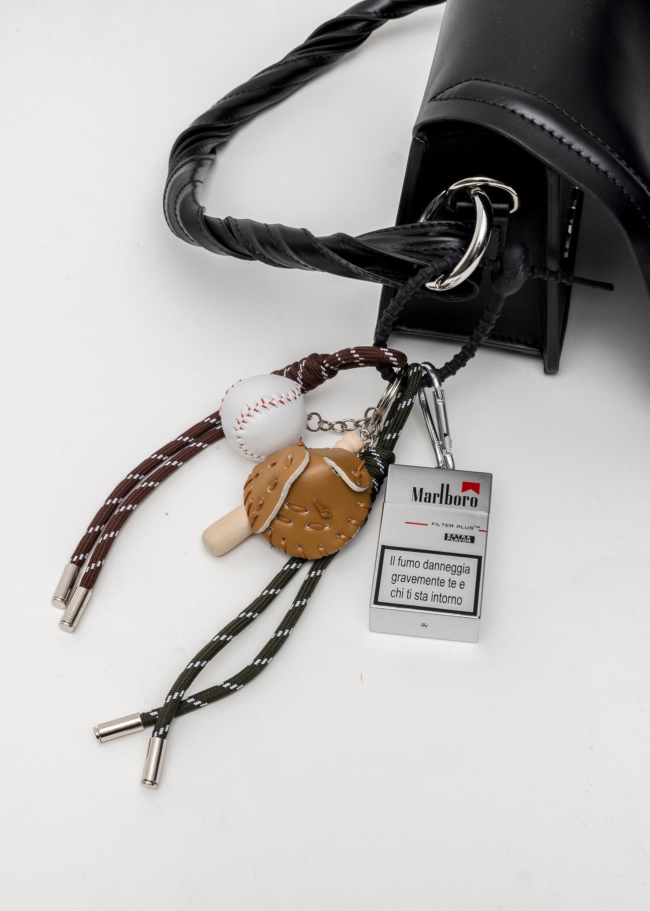 Black 017 Boarding Pass Keyring With Marlboro Pitch – 017 Shop