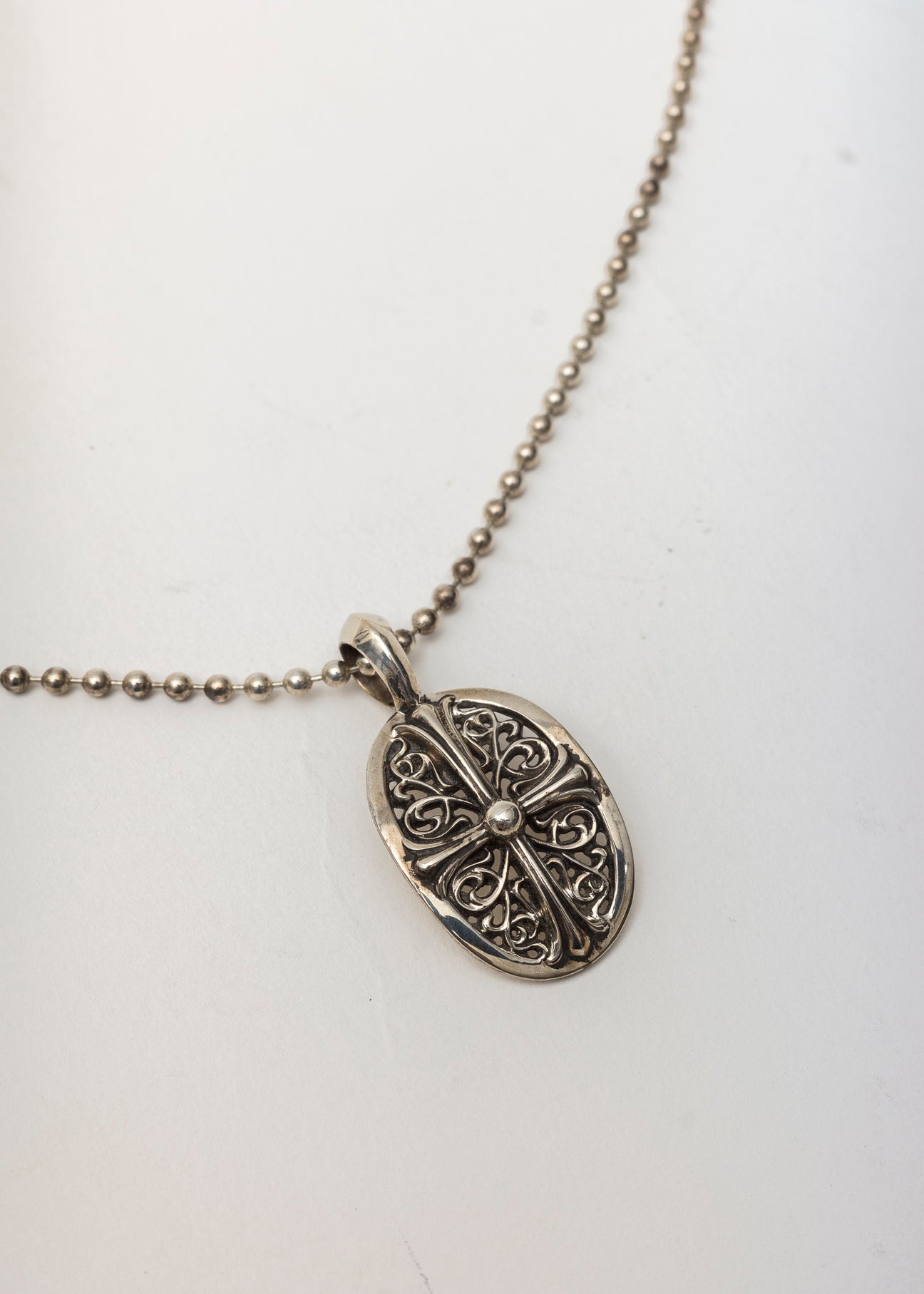 Chrome Hearts Pendant Silver Classic Oval -Pendant Only – 017 Shop