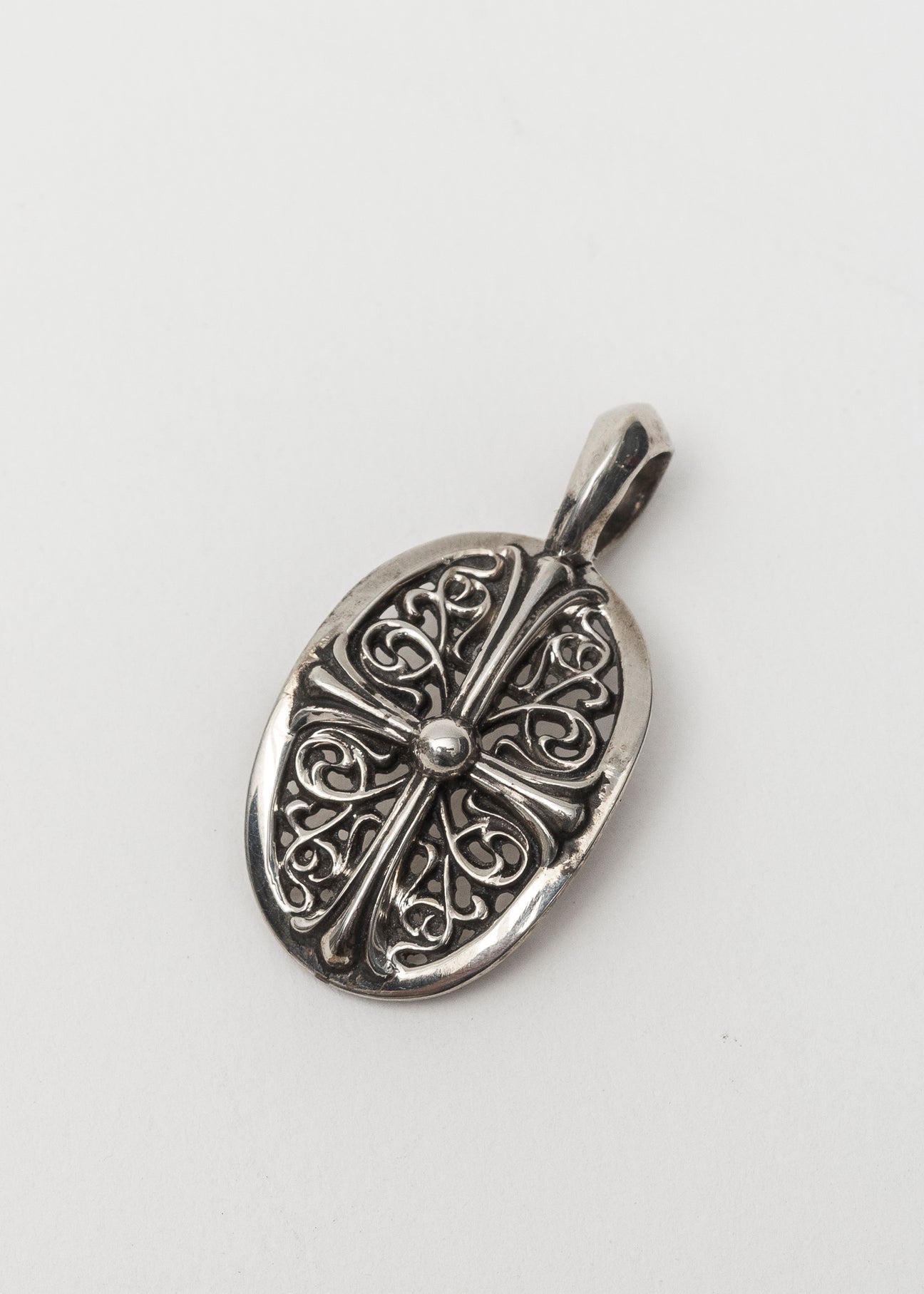 Chrome Hearts Pendant Silver Classic Oval -Pendant Only – 017 Shop