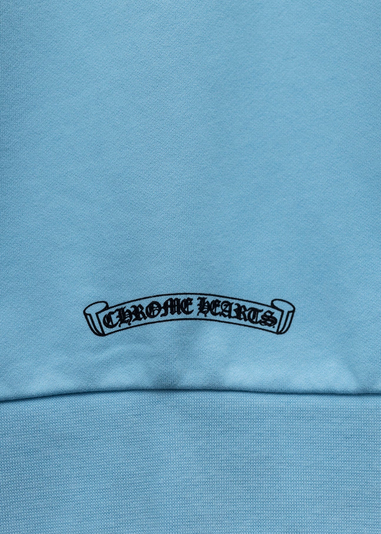 Chrome Hearts Baby Blue Love You Miami Crewneck – 017 Shop