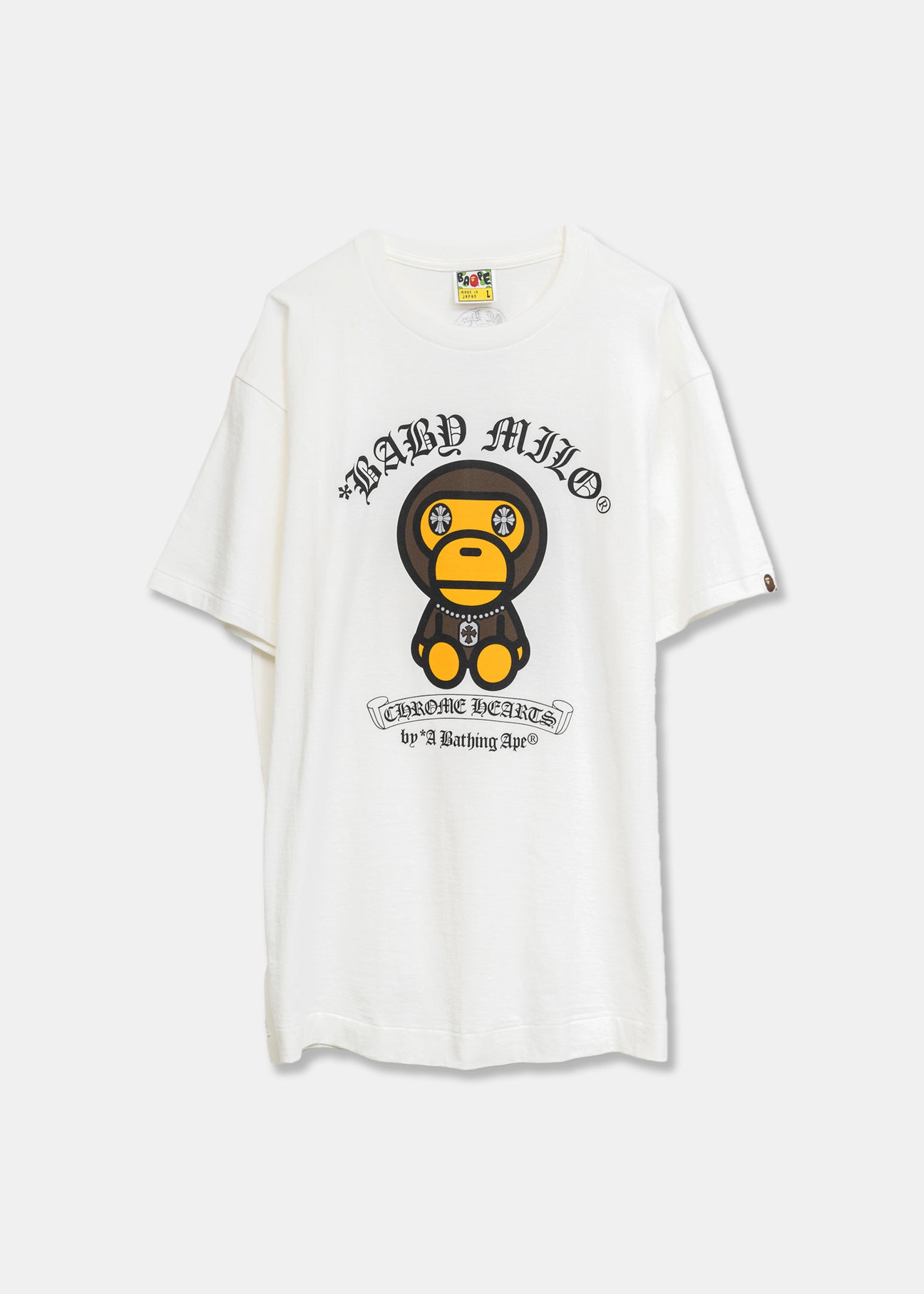 White Chrome Hearts x A Bathing Ape T-Shirt – 017 Shop