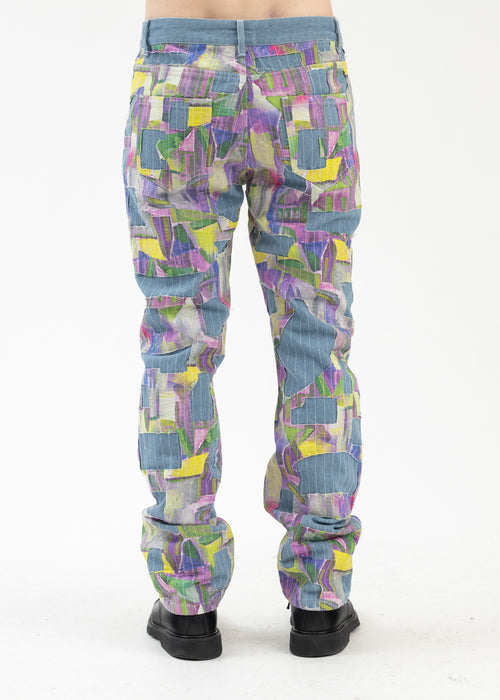 KIDILL×EDWIN Patch Slim Tapered Pants Black KIDILL × EDWIN Patch Slim Tapered Pants – 017 Shop