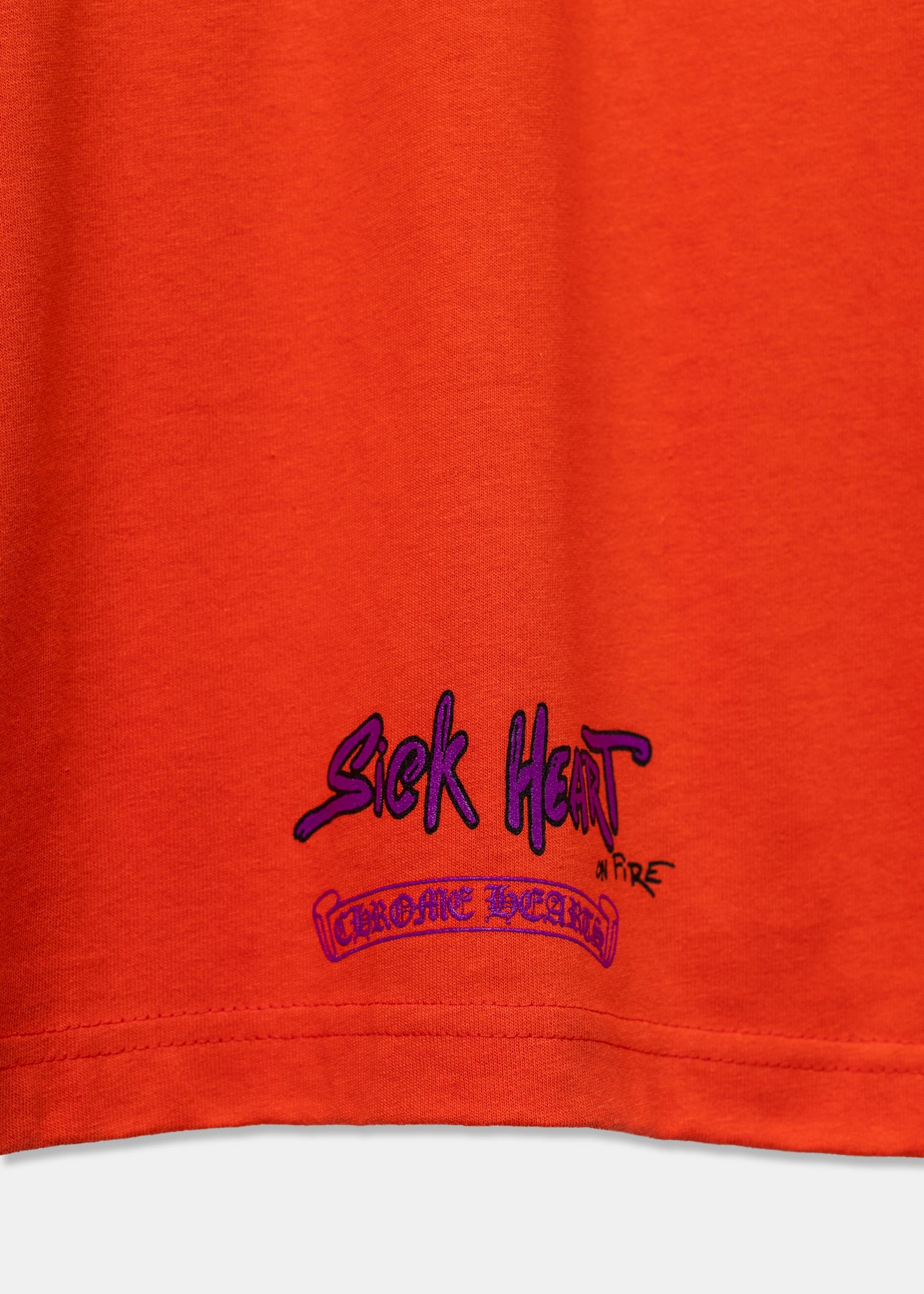 Orange Chrome Hearts x Matty Boy Long Sleeve T-Shirt – 017 Shop