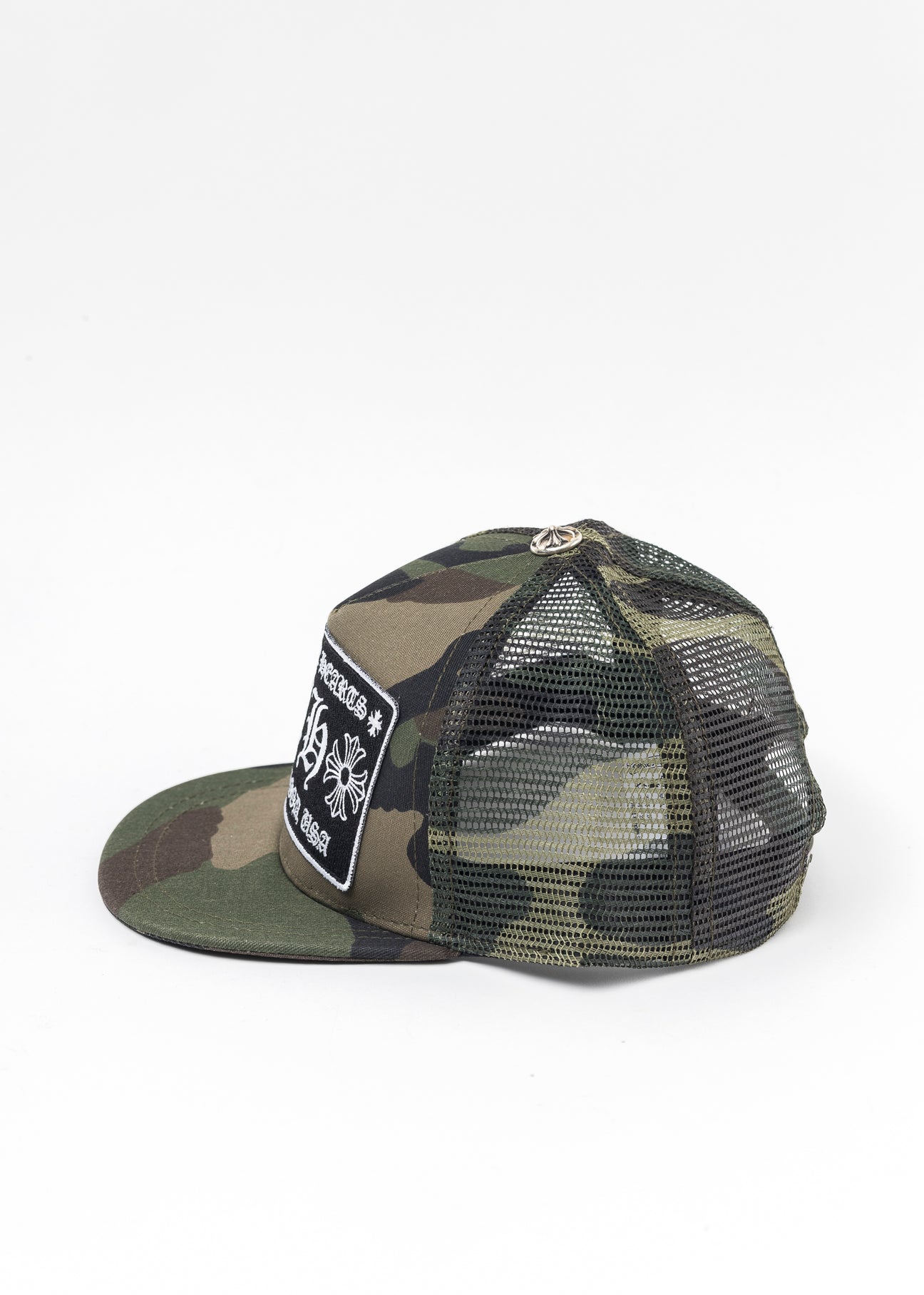 Camo Chrome Hearts Hollywood Trucker – 017 Shop