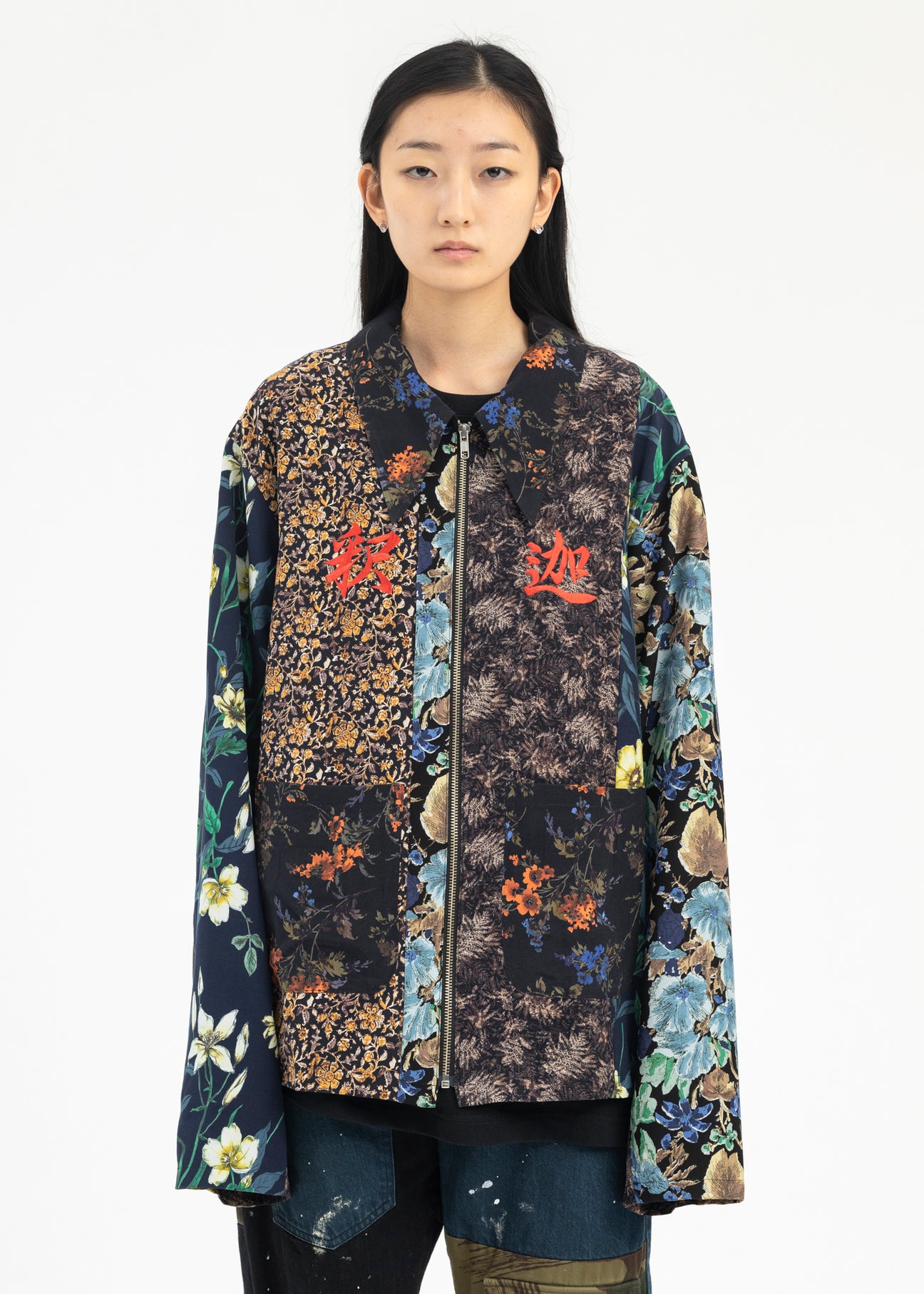 BLACK FLOWER SWITCHING VIETNAM JACKET – 017 Shop