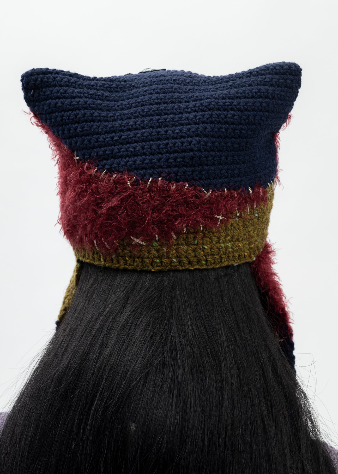 【KIDILL】【rurumu:】HAND KNIT BEANIE NAVY BLUE WHO KILLED BAMBI HAND KNIT BEANIE – 017 Shop