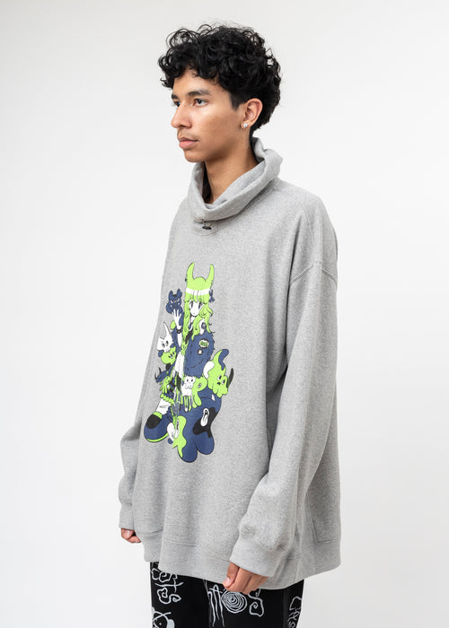 BLACK AND RED DOUBLET RECYCLED WOOL STRIPE KNIT – 017 Shop