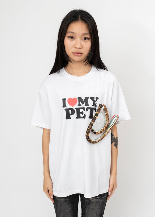 White Ketchup Message Omurice T-Shirt – 017 Shop