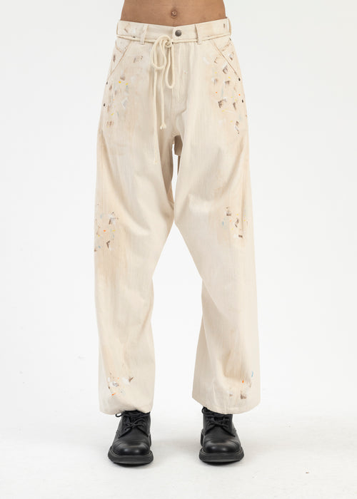 Black And White GOBCHANG Pants – 017 Shop