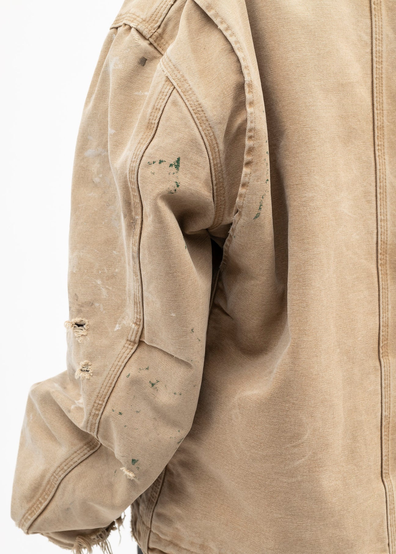 Vintage Beige Carhartt Detroit Jacket – 017 Shop