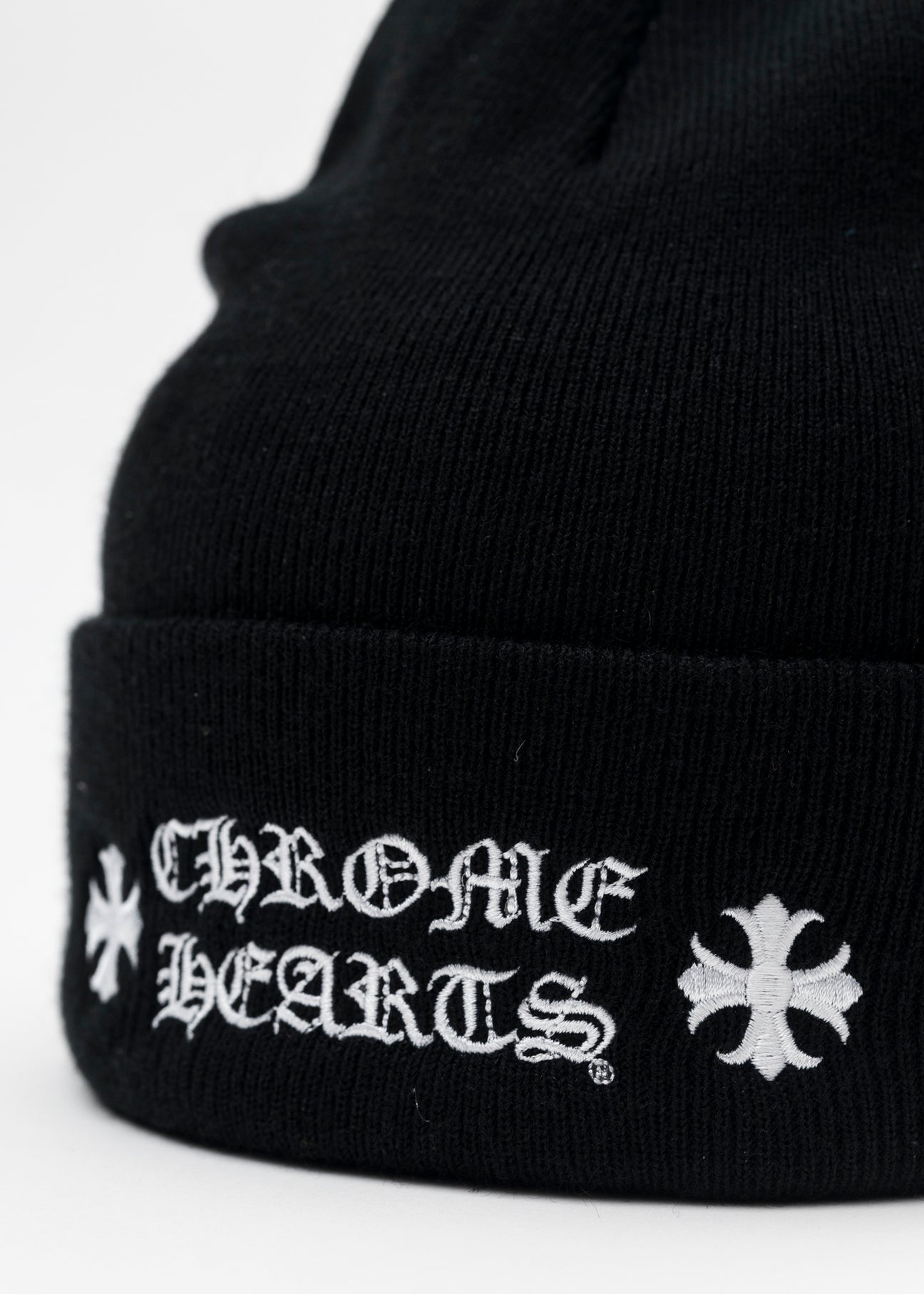 Chrome Hearts Black Cross Beanie – 017 Shop