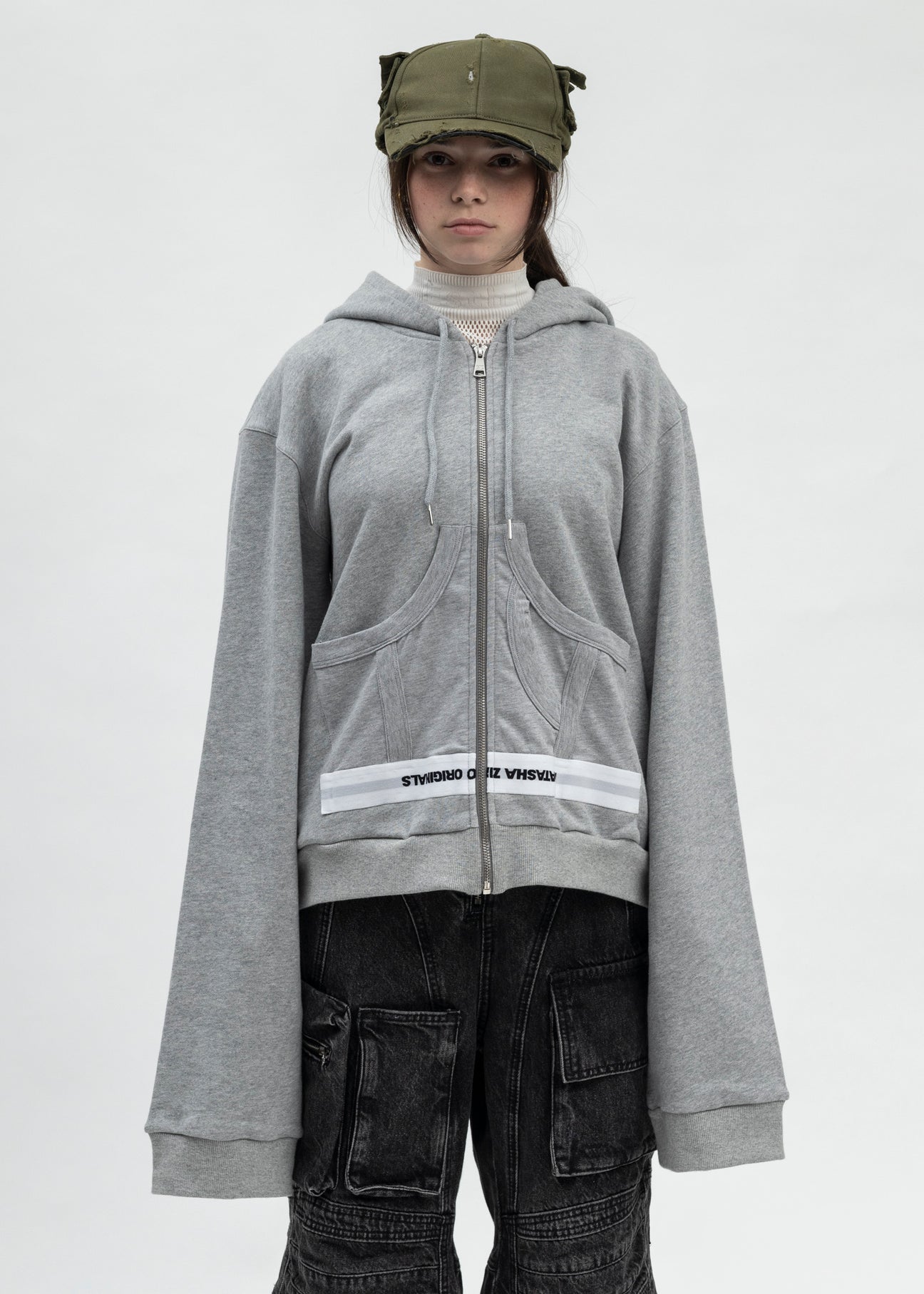 GREY UNDERWEAR HOODIE – 017 Shop