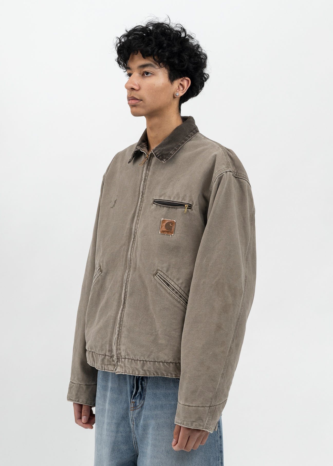 Vintage Grey Carhartt Detroit Jacket – 017 Shop
