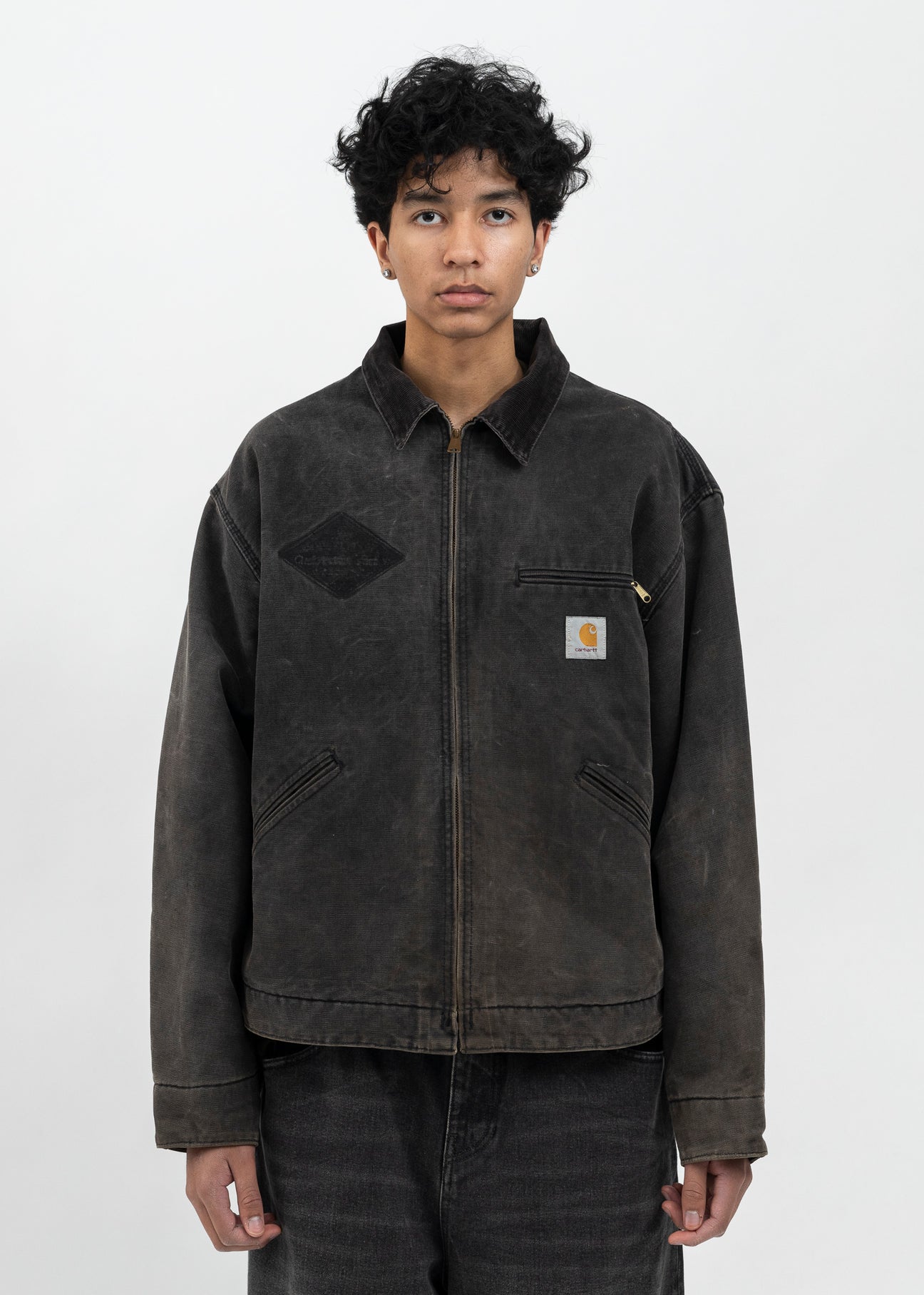 Vintage Washed Black Carhartt Detroit Jacket – 017 Shop