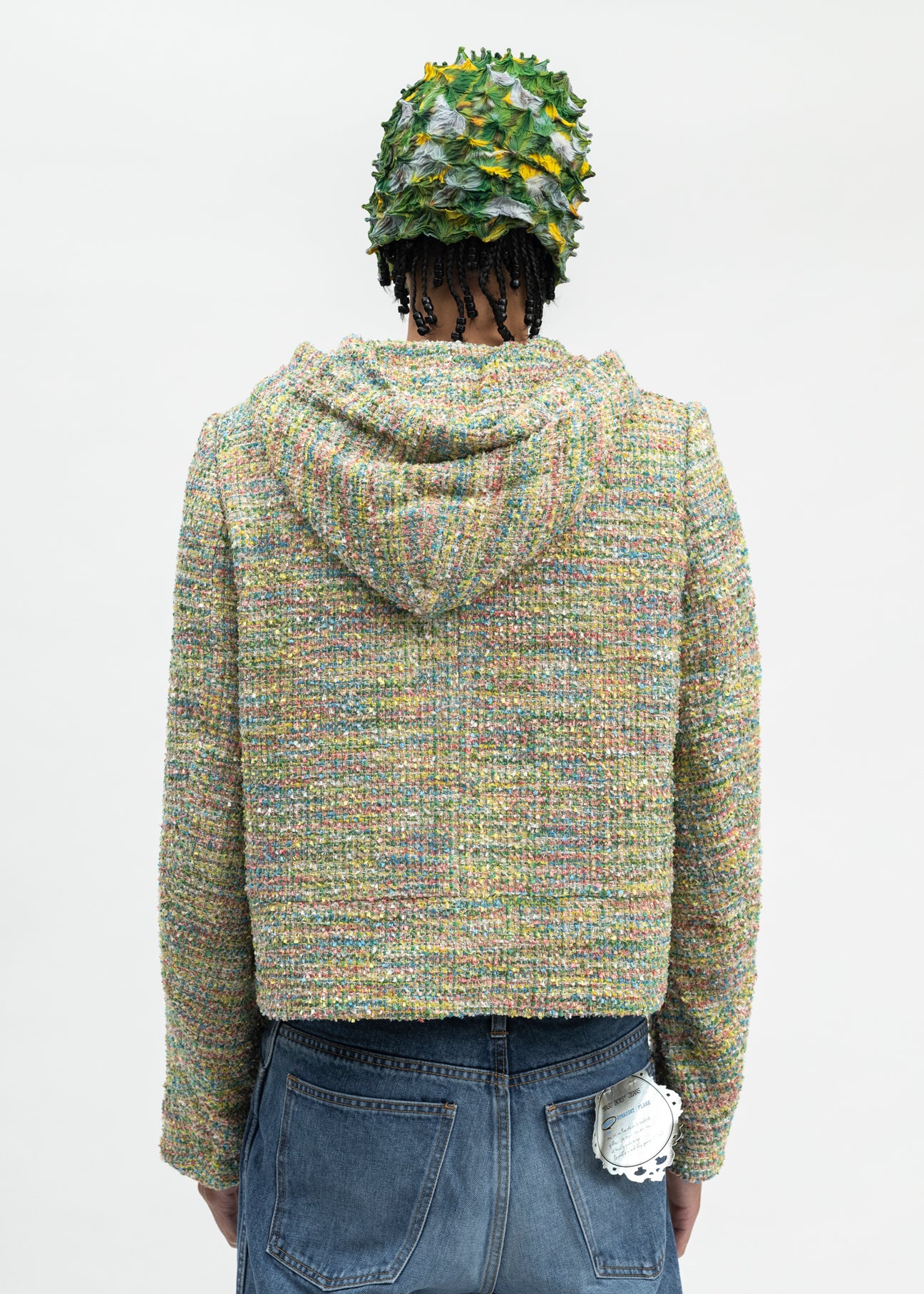 CANDY TWEED ZIP-UP HOODIE – 017 Shop