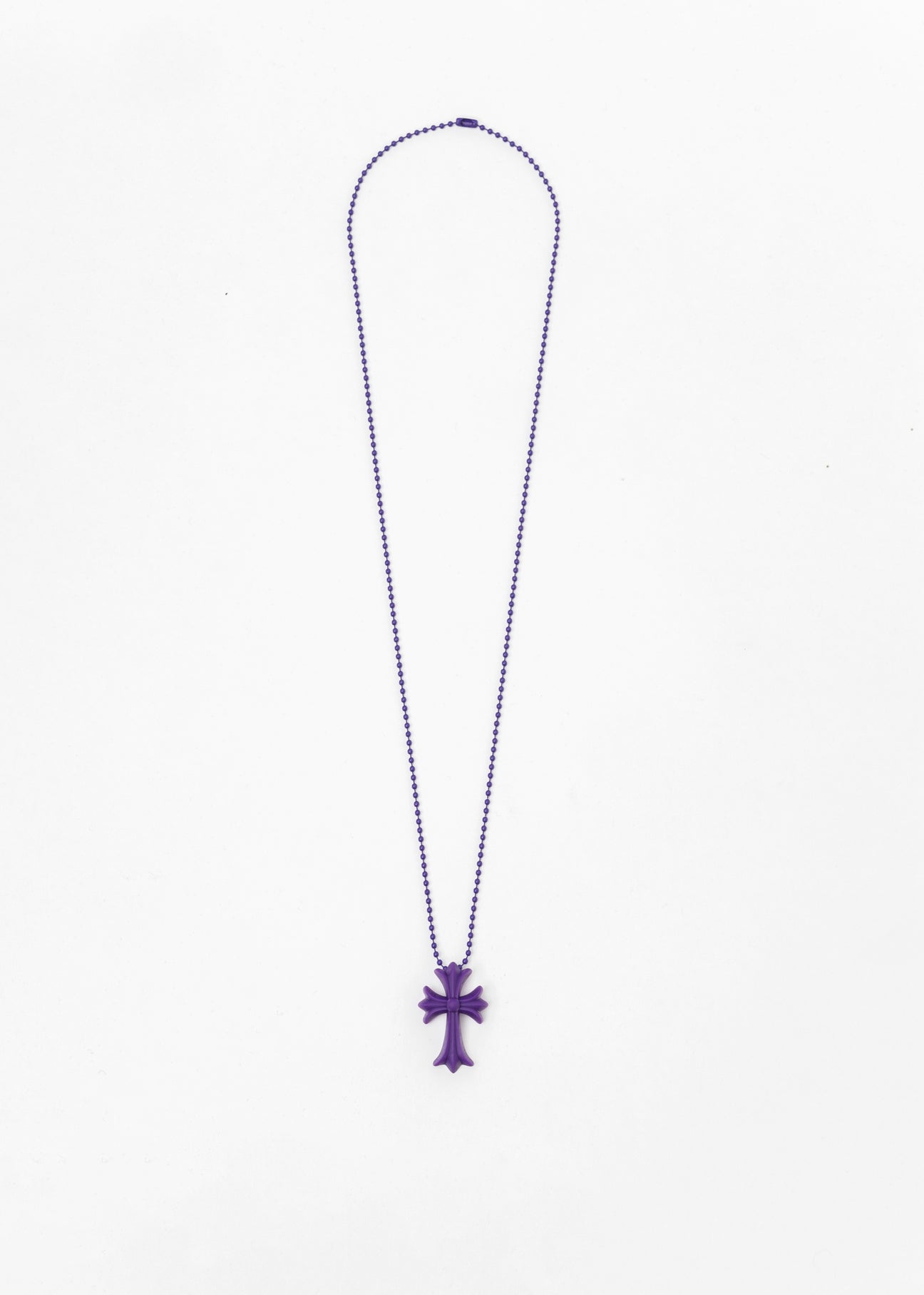 Purple Resin Cross Necklace – 017 Shop