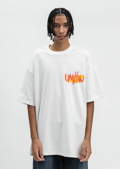 ●PINK PINEAPPLE● LAYERED CUT OUT TSHIRTWHITE m1037_1107016 LAYERED CUT OUT T-SHIRT_WHITE_PINK PINEAPPLE - 코오롱몰