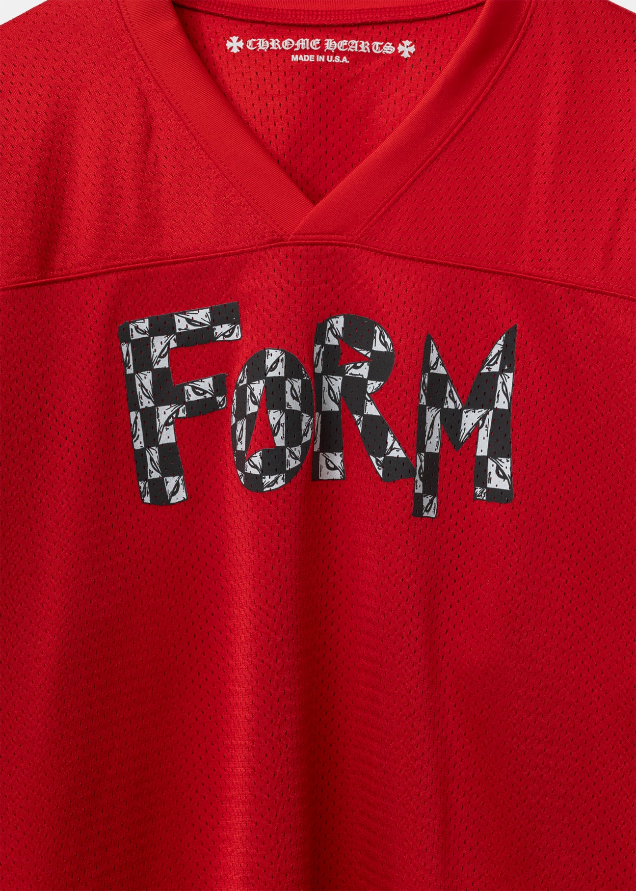 Red Chrome Hearts x Matty Boy Hockey Long Sleeve Jersey – 017 Shop
