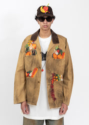 Black Chaos Embroidery Suede Track Jacket – 017 Shop Black Chaos Embroidery Suede Track Jacket – 017 Shop