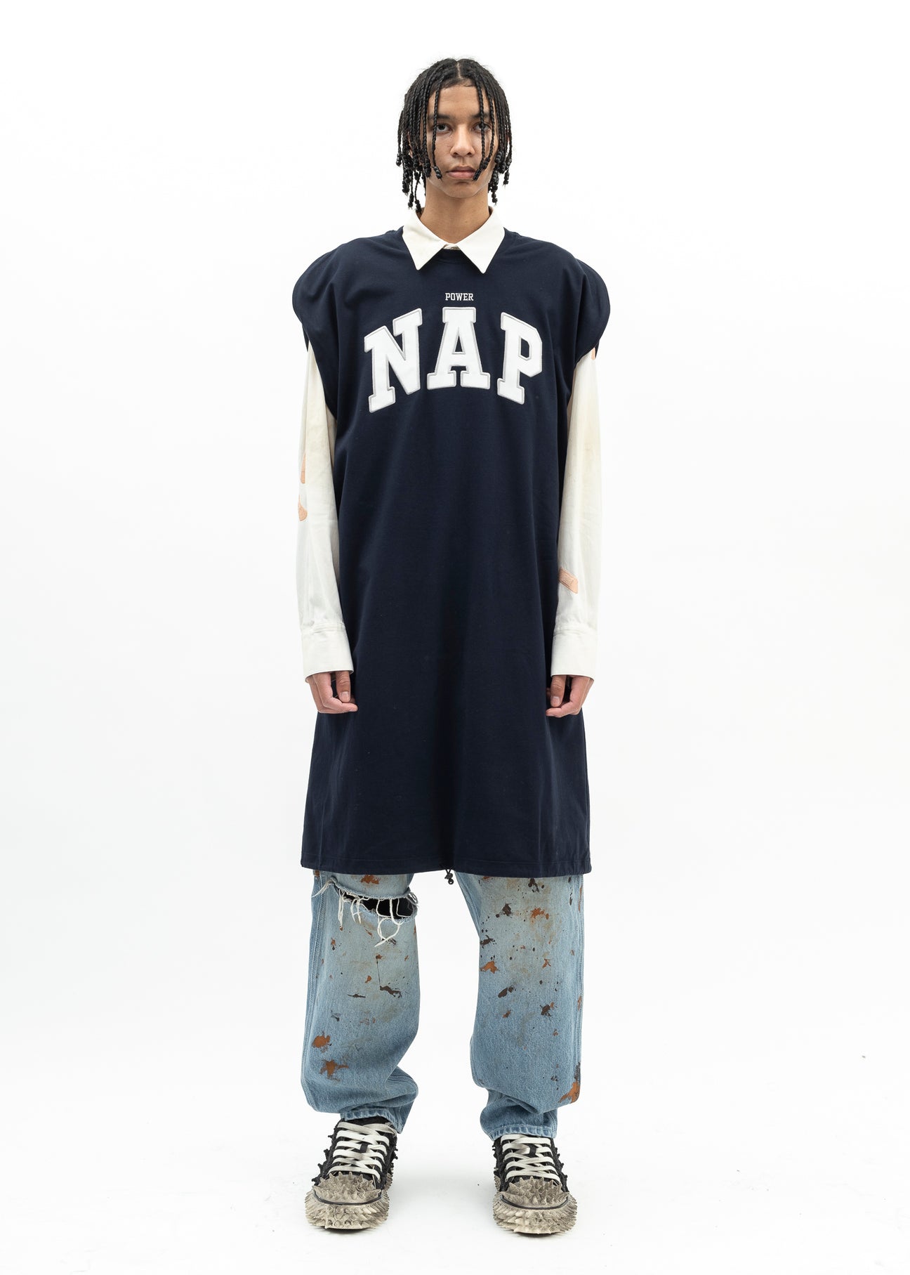 NAVY POWER NAP T-SHIRT – 017 Shop
