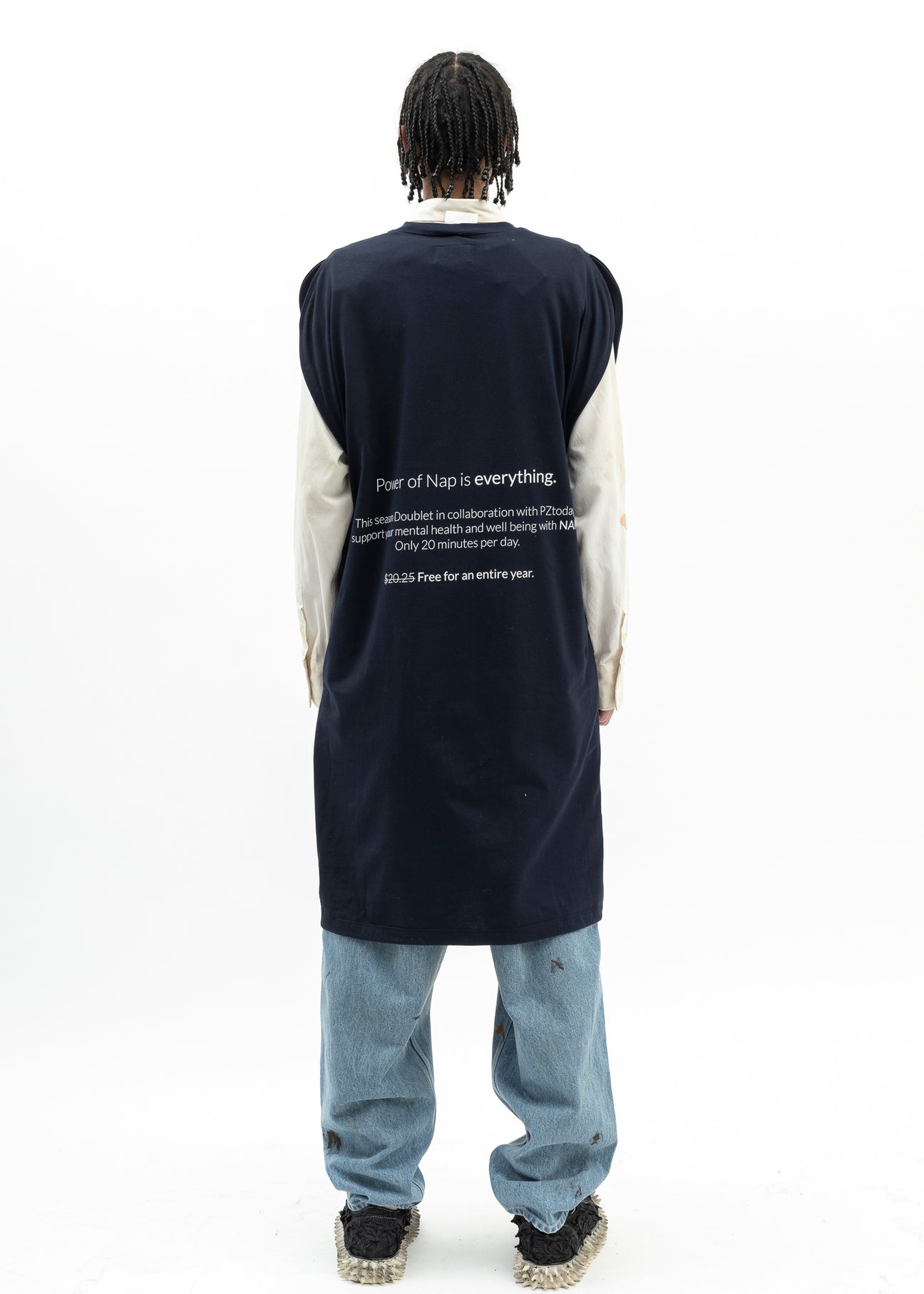 NAVY POWER NAP T-SHIRT – 017 Shop