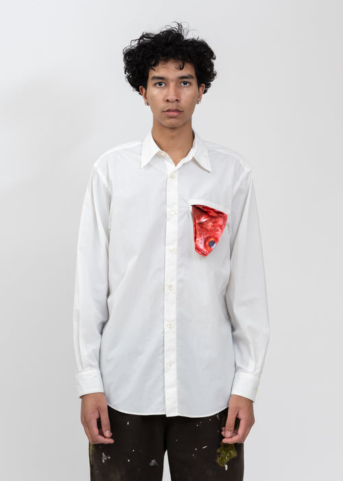 Chrome Hearts Harajuku Exclusive White Blue LS – 017 Shop