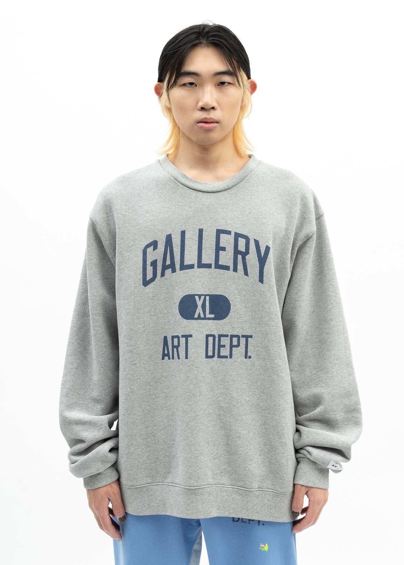 【GALLERY DEPT.】ART DEPT CREWNECK SWEATSHIRT Art Dept Crew Neck Sweatshirt - Heather Grey – Feature